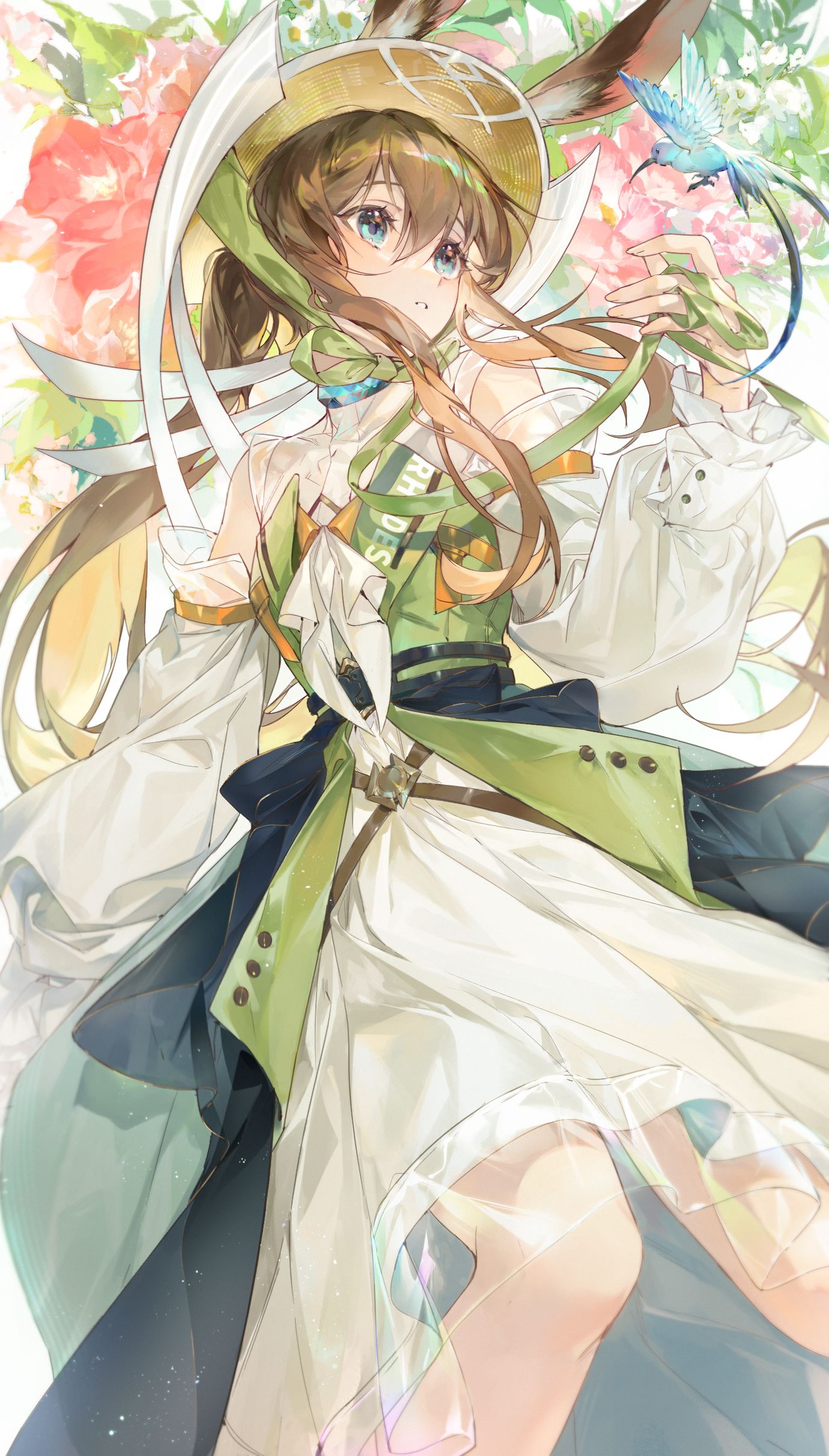 Amiya_春插画图片壁纸