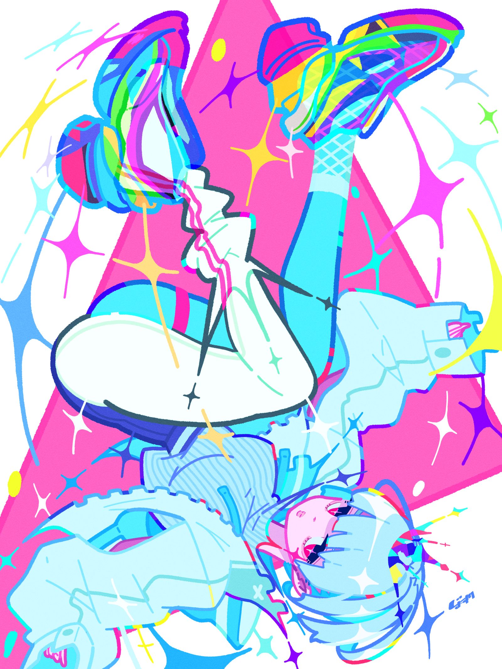 灰姑娘运动鞋插画图片壁纸
