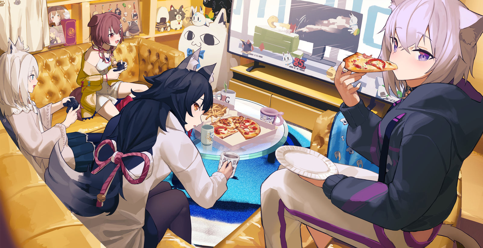 GAMERS PARTY 插画图片壁纸