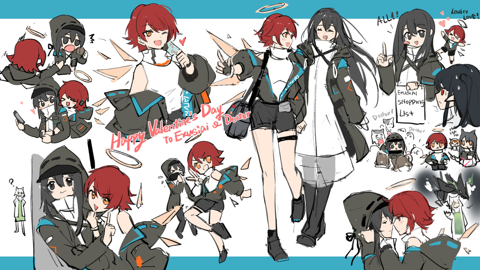 情人节-明日方舟明日方舟能天使