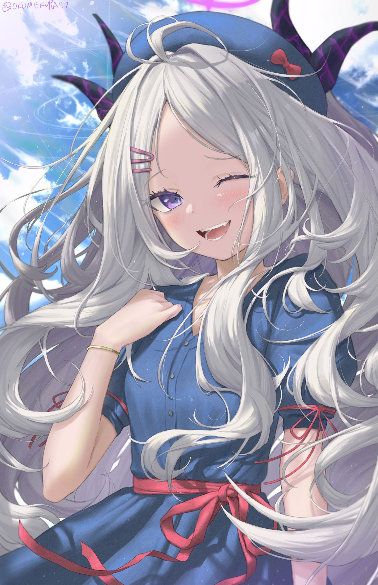 和希娜约会插画图片壁纸