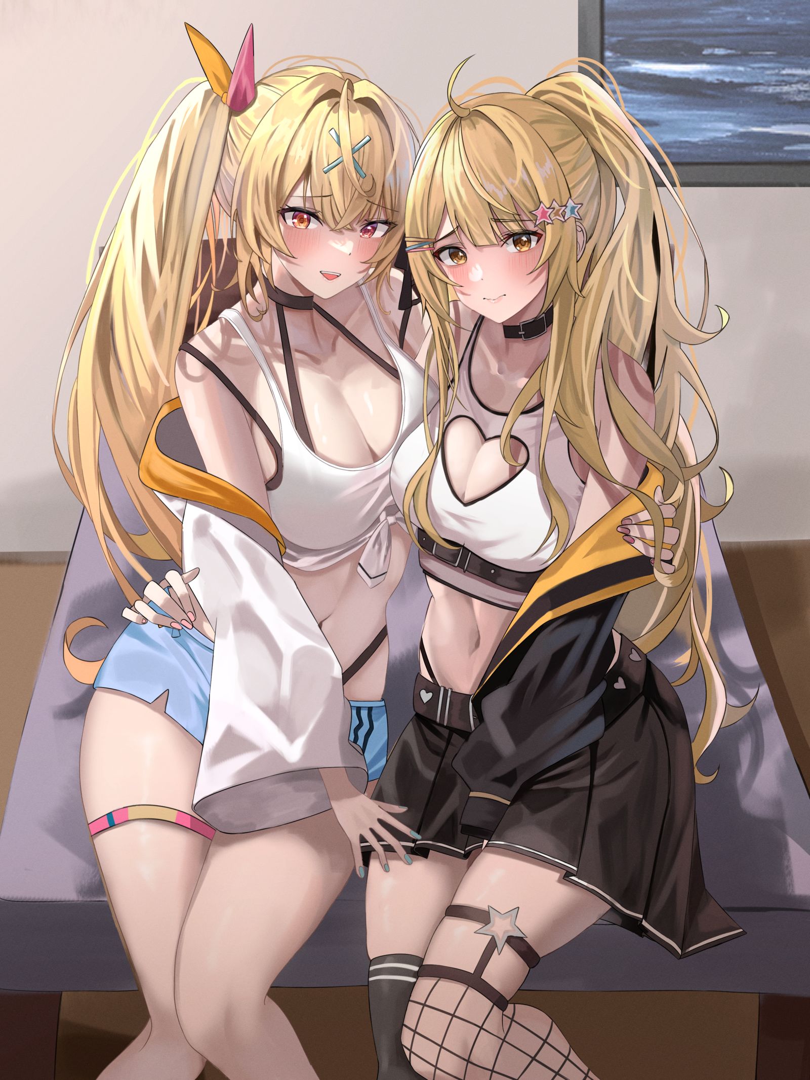 sara x mel插画图片壁纸