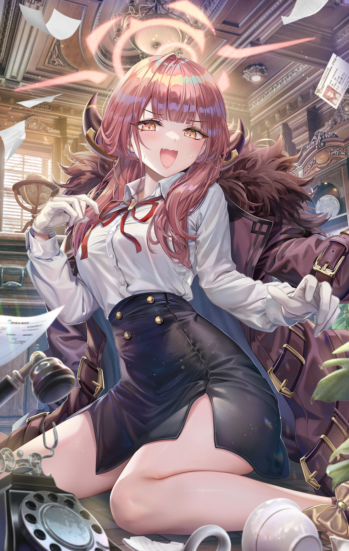 阿尔社长的日常插画图片壁纸