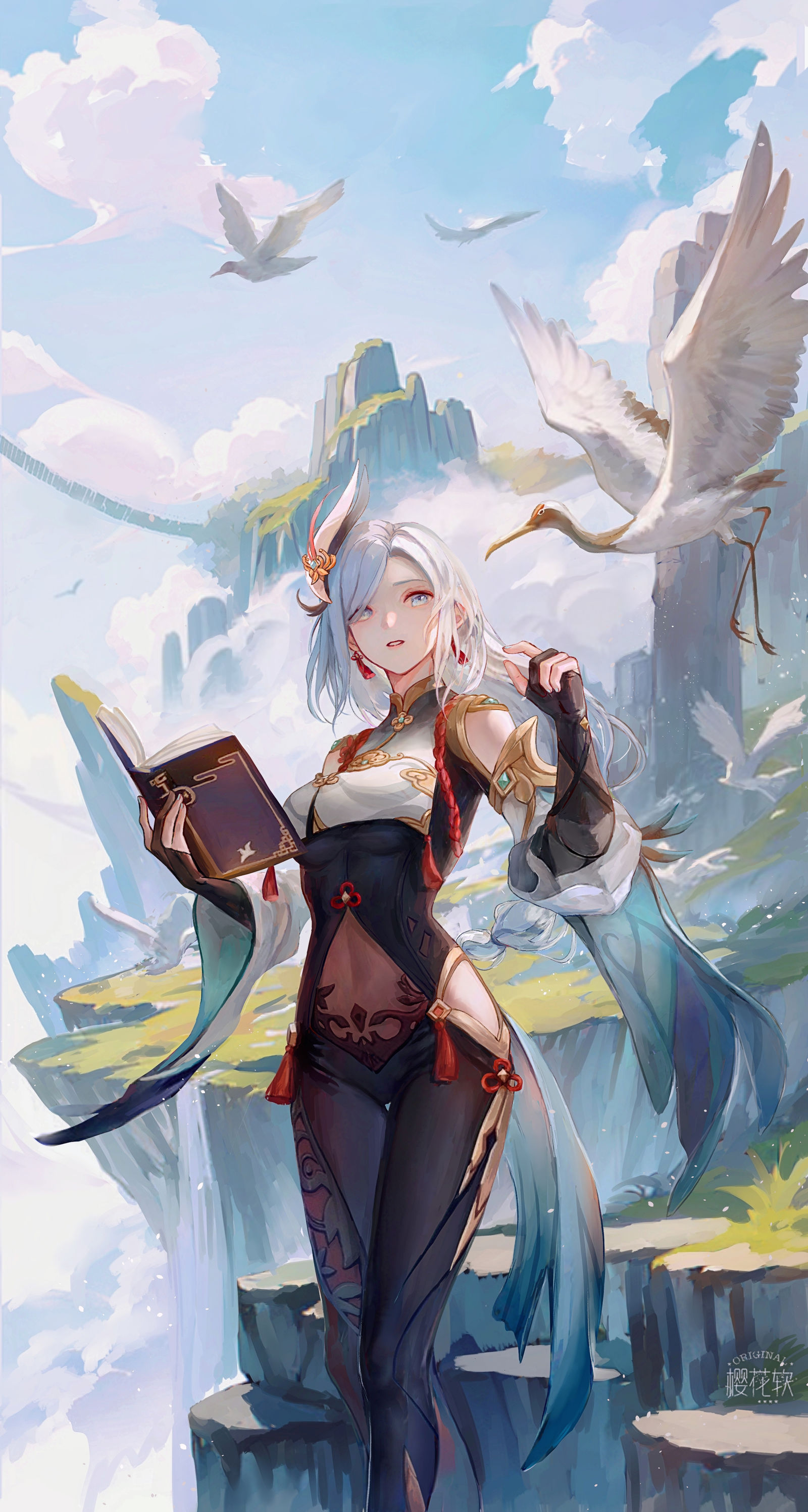 申鹤插画图片壁纸
