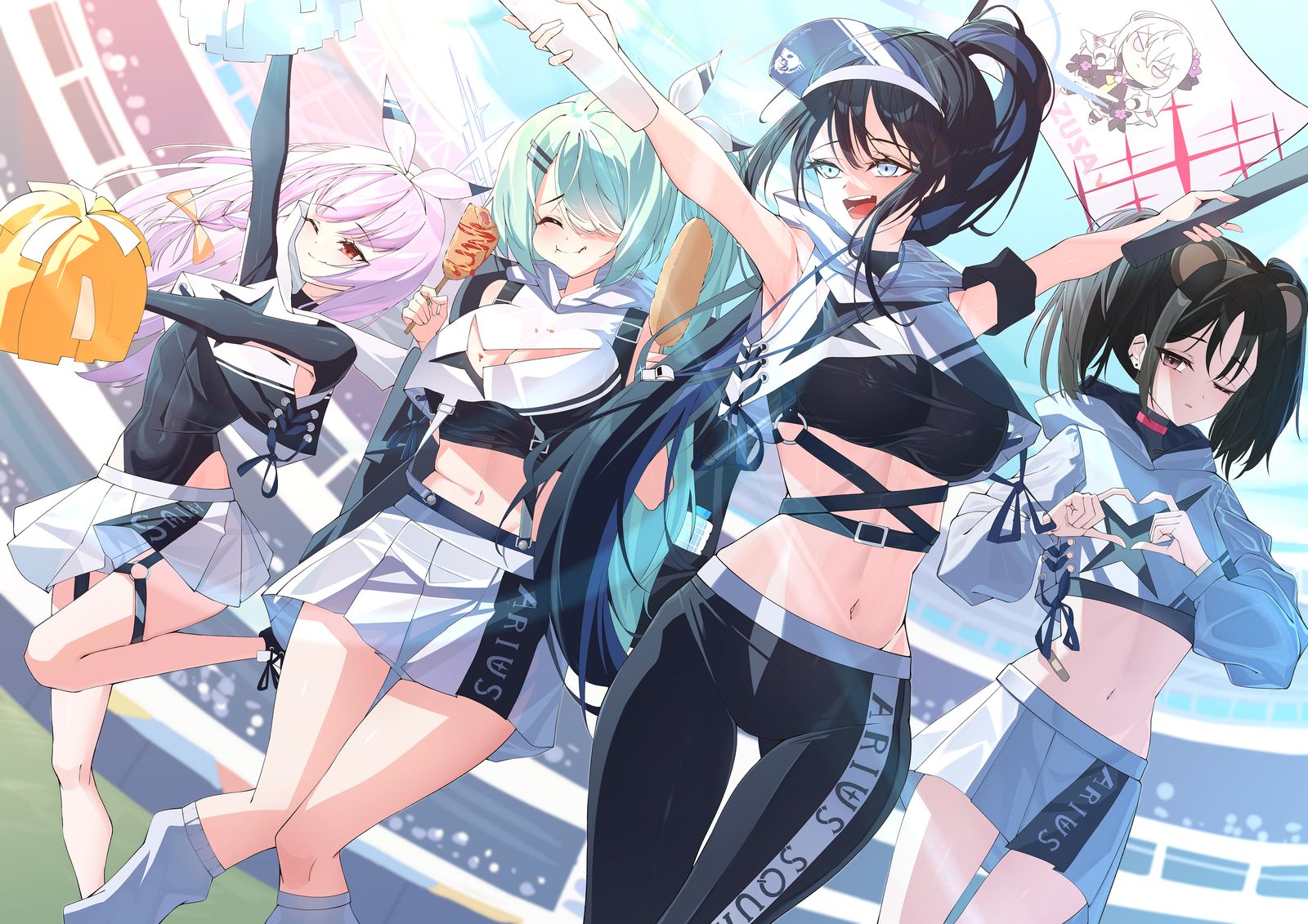 arius squad插画图片壁纸