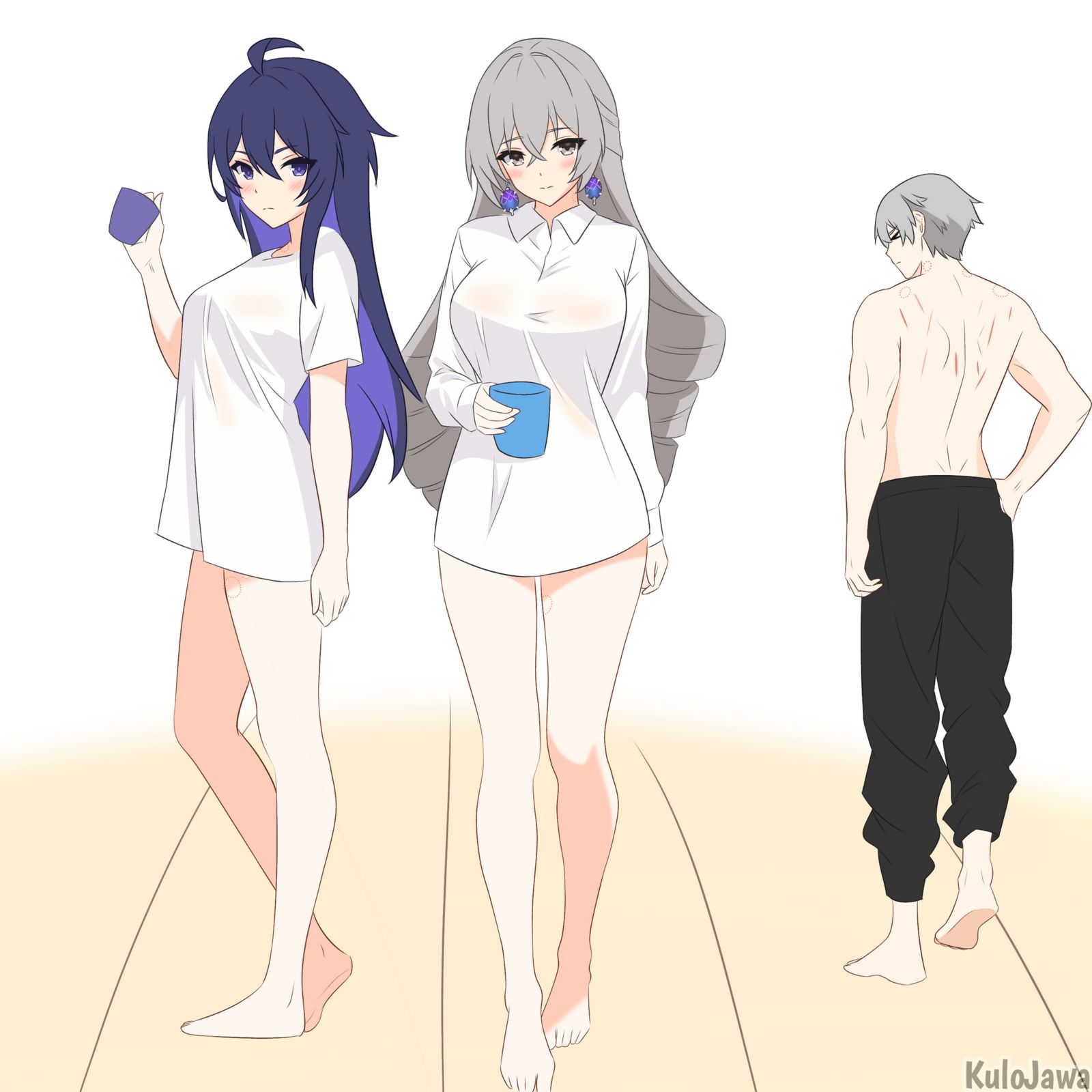 Bronya and Seele..插画图片壁纸