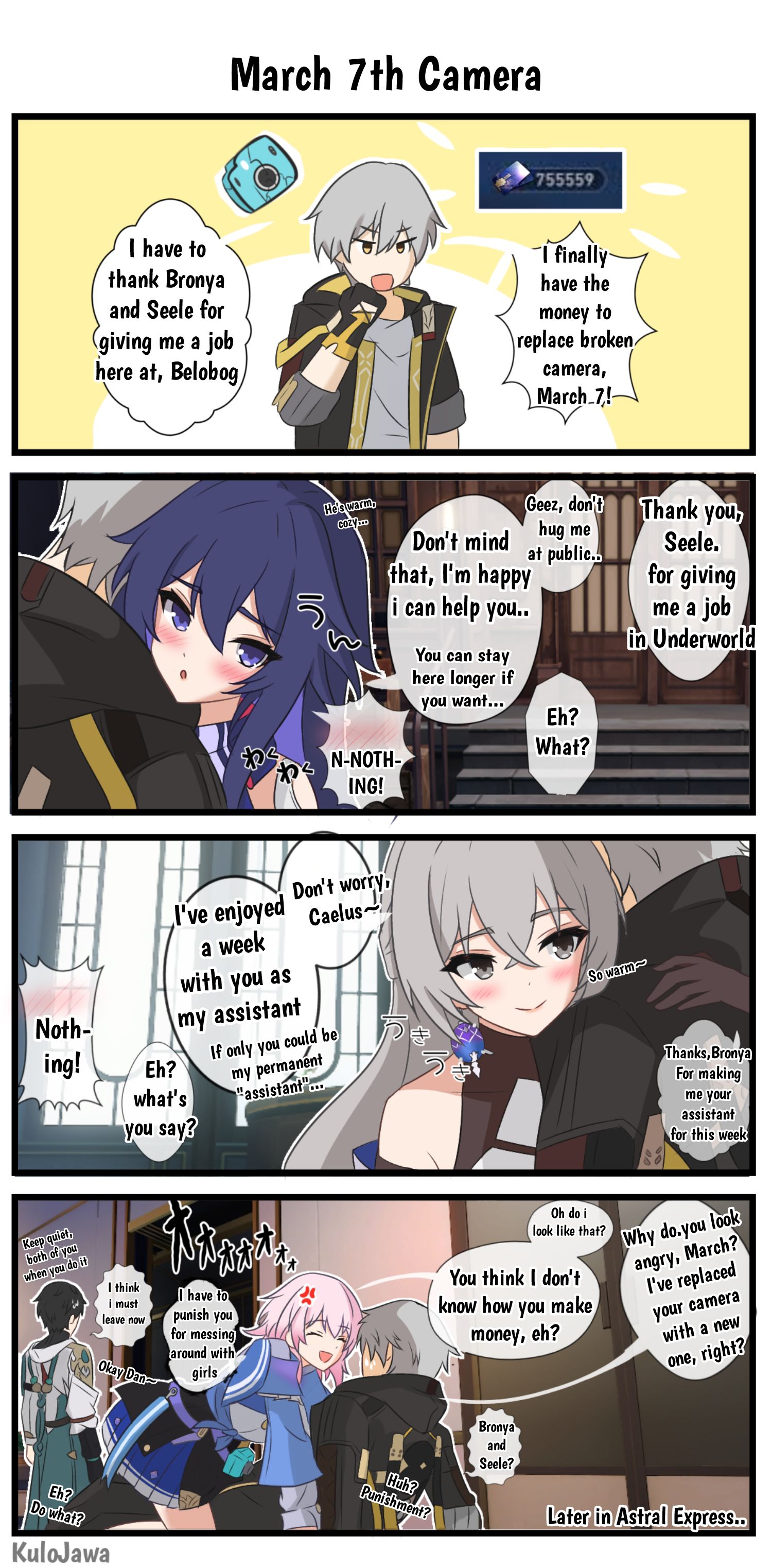 Angry March 7th~插画图片壁纸