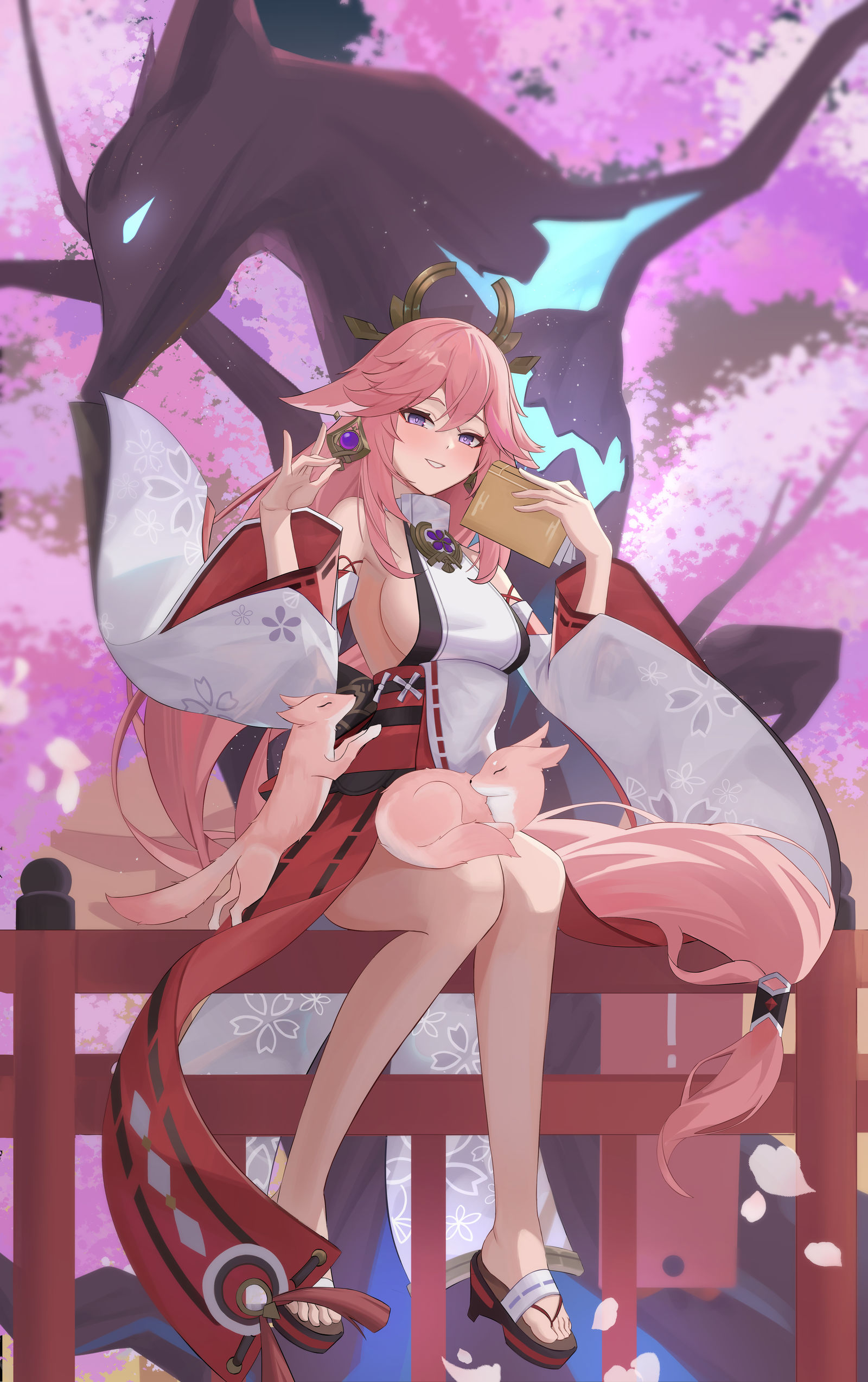 八重神子插画图片壁纸