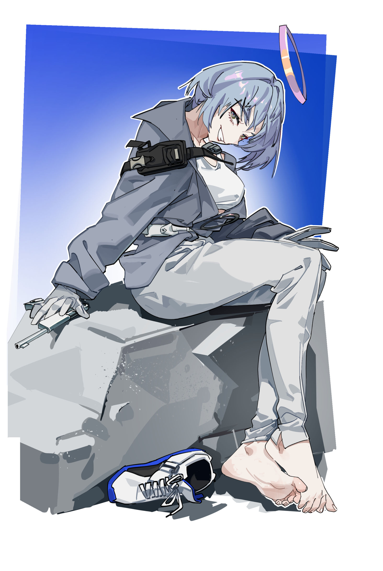 脱嚡子空构-明日方舟裸足