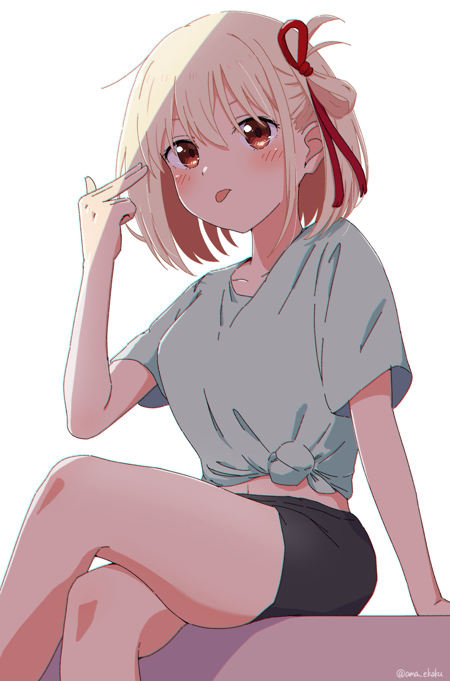 千束先生插画图片壁纸