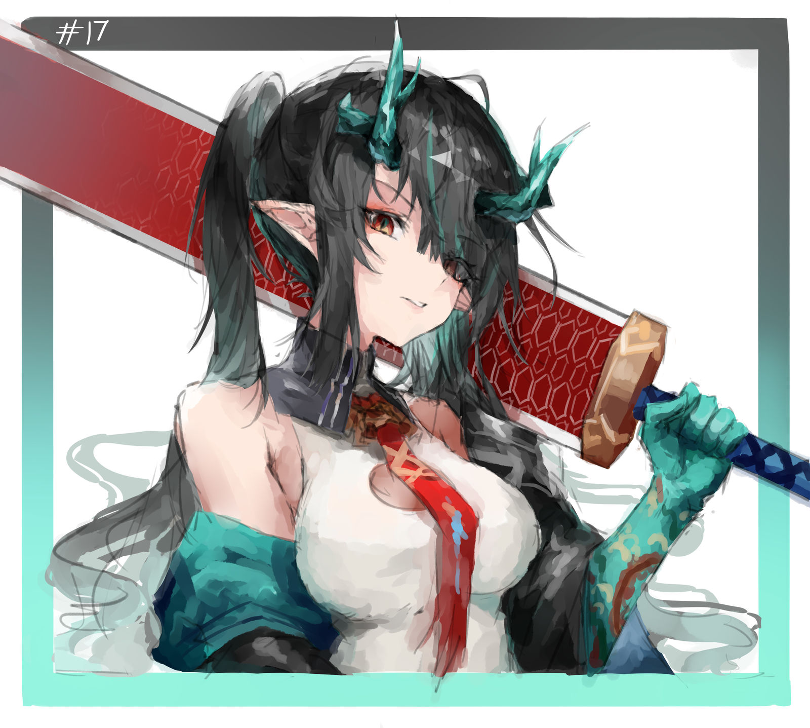 Twintail Dusk插画图片壁纸