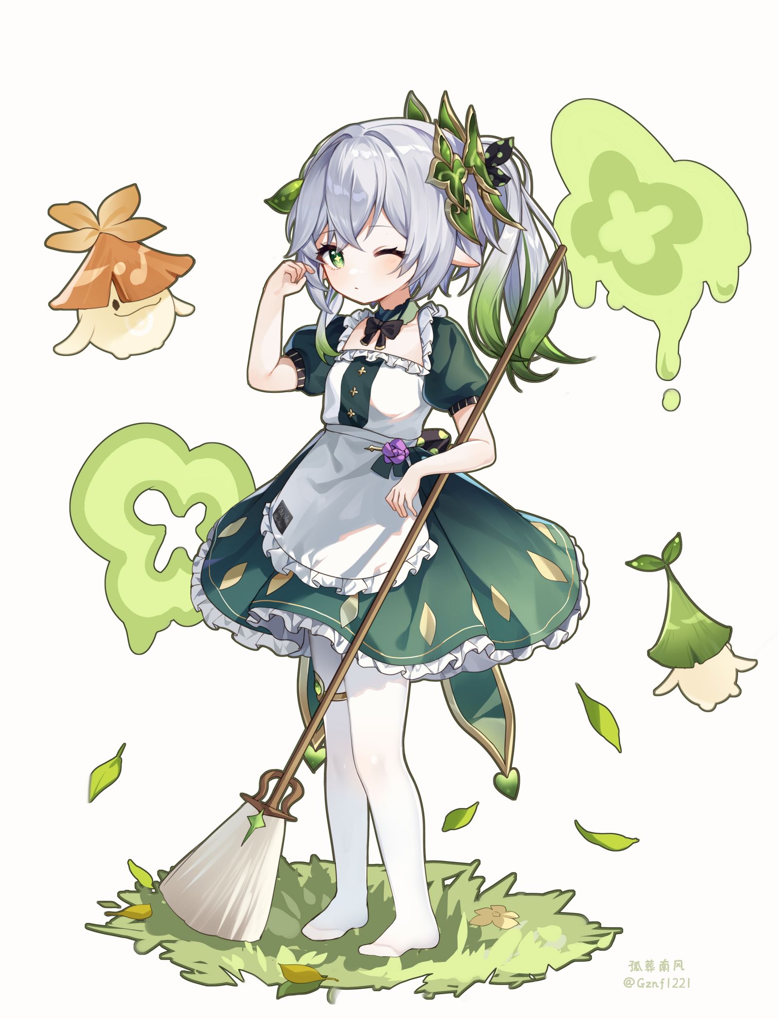 纳西妲插画图片壁纸