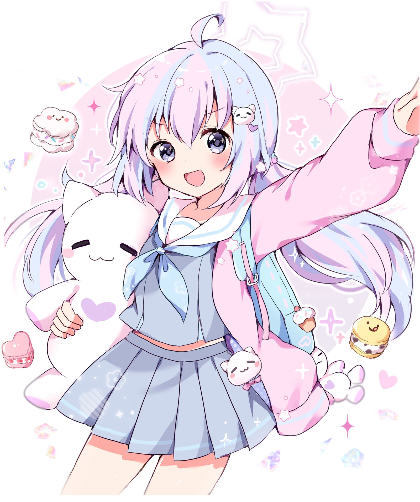 宇泽丽莎登场了！！！插画图片壁纸