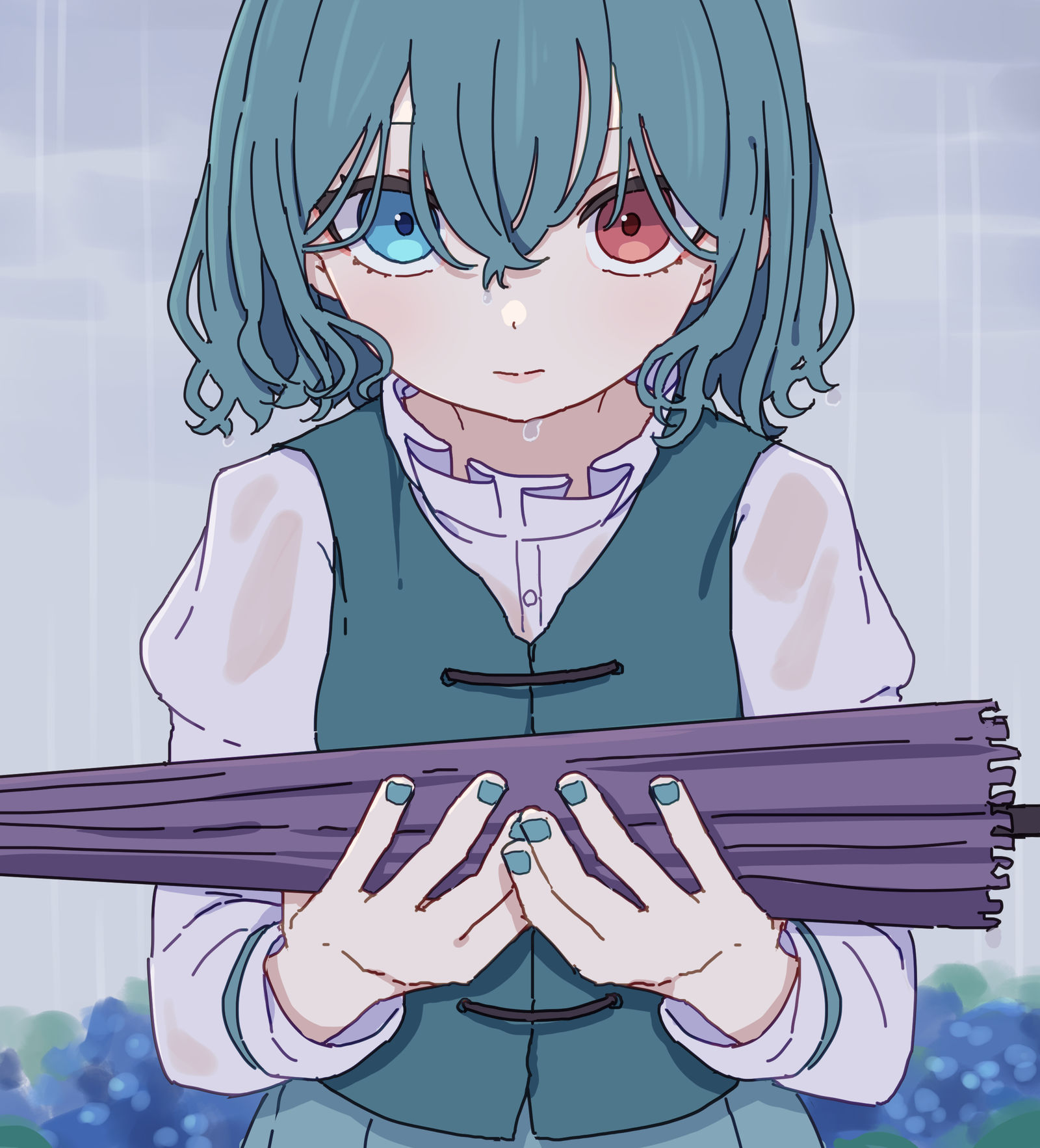 梅雨插画图片壁纸