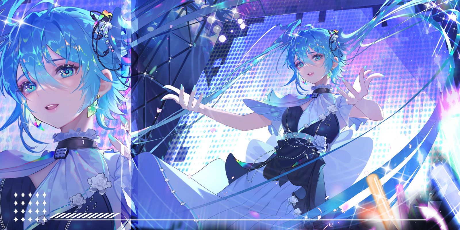 miku插画图片壁纸