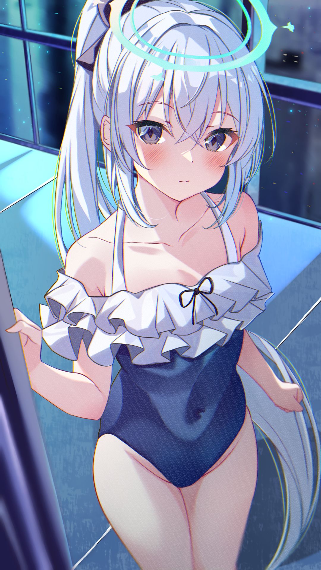 泳装小姐插画图片壁纸