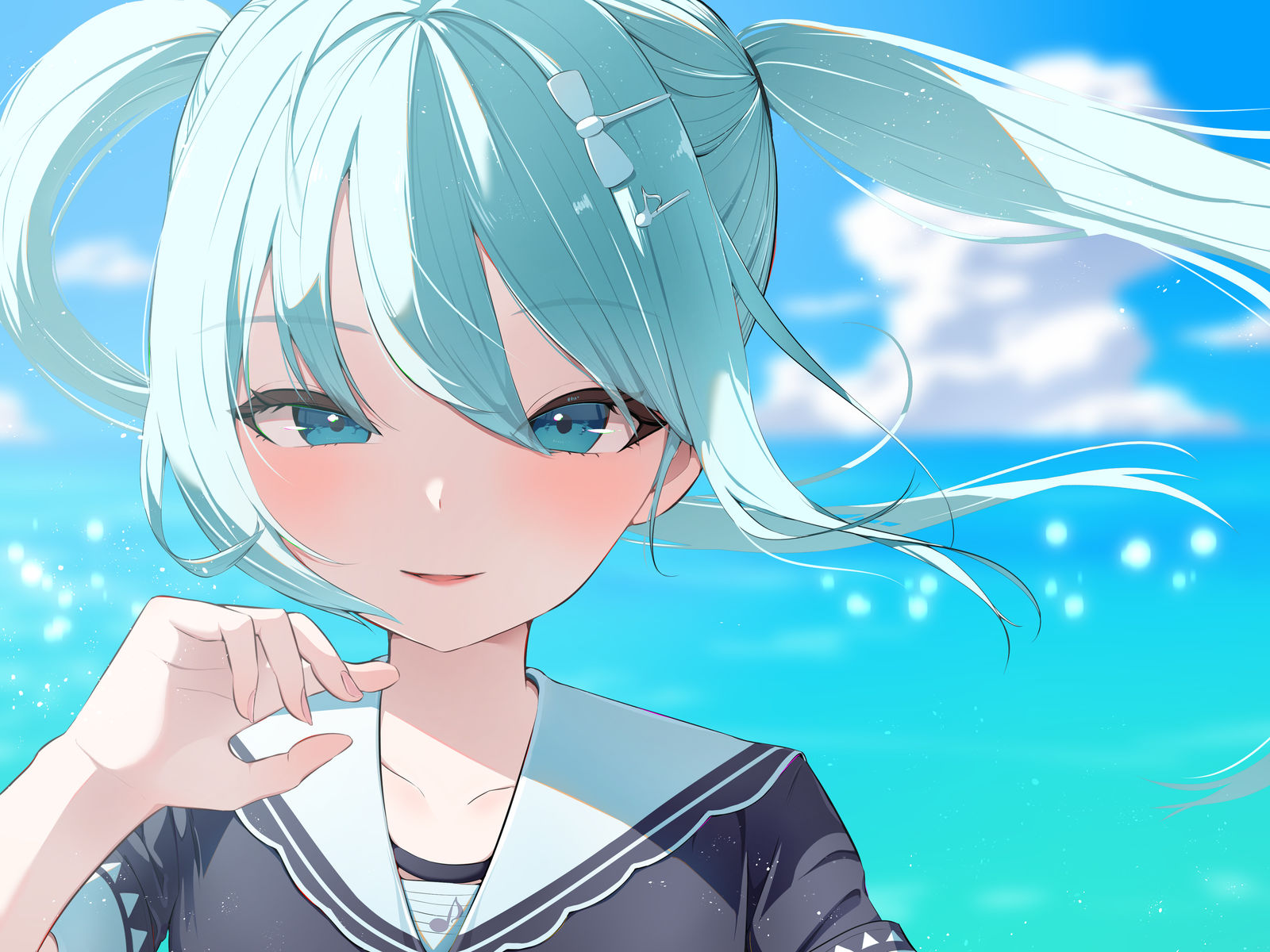 少女雷米克插画图片壁纸