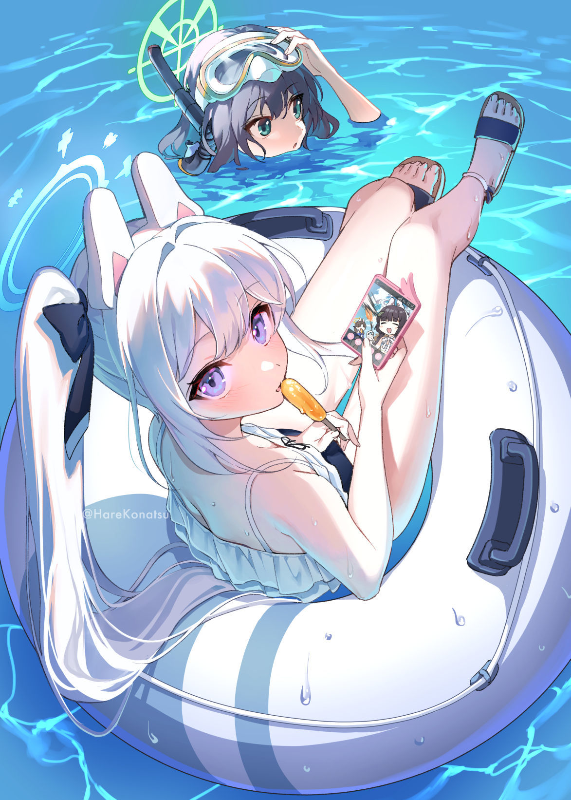 RABBIT小队的夏天插画图片壁纸