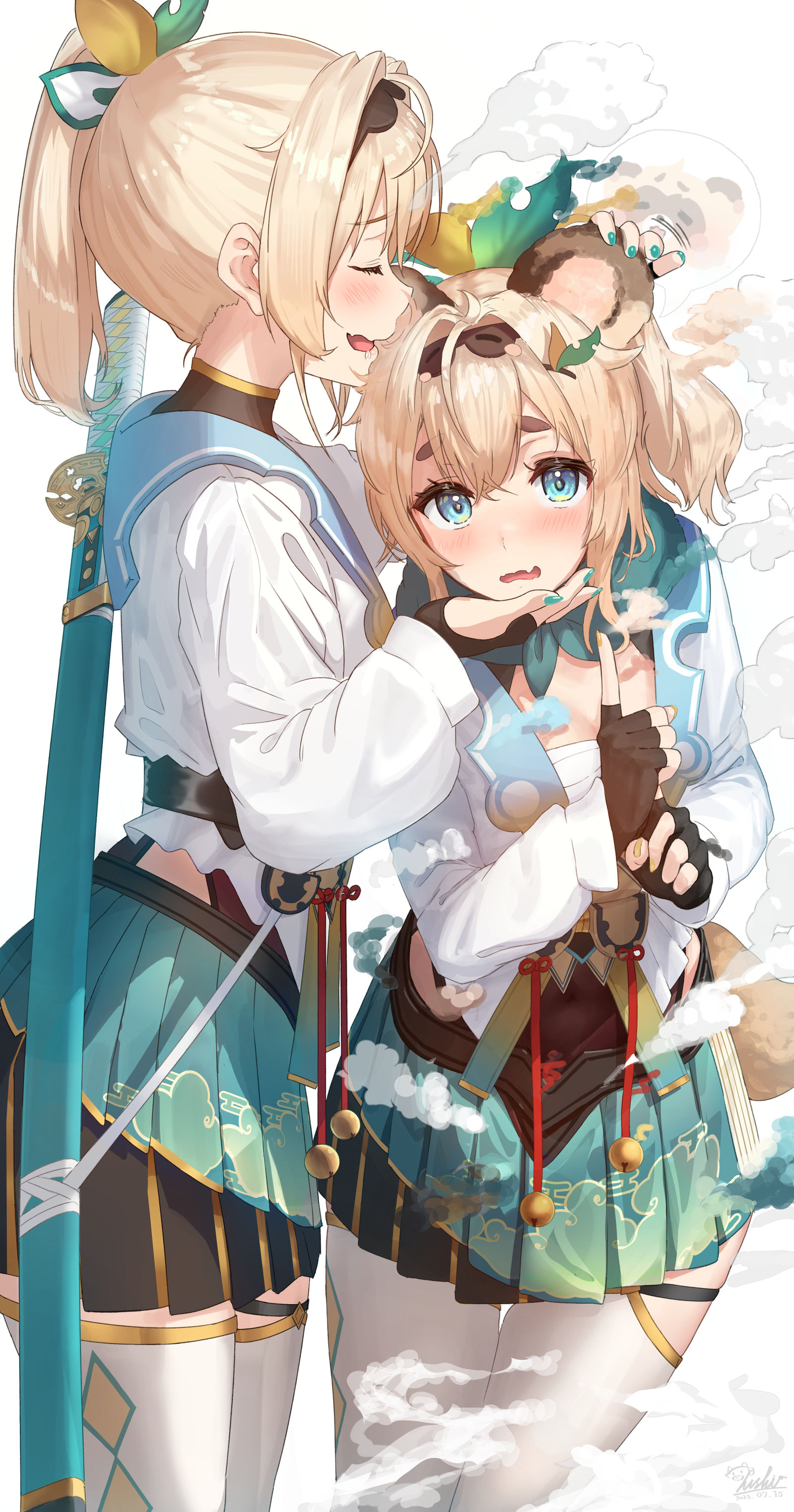 伊吕波和波比插画图片壁纸