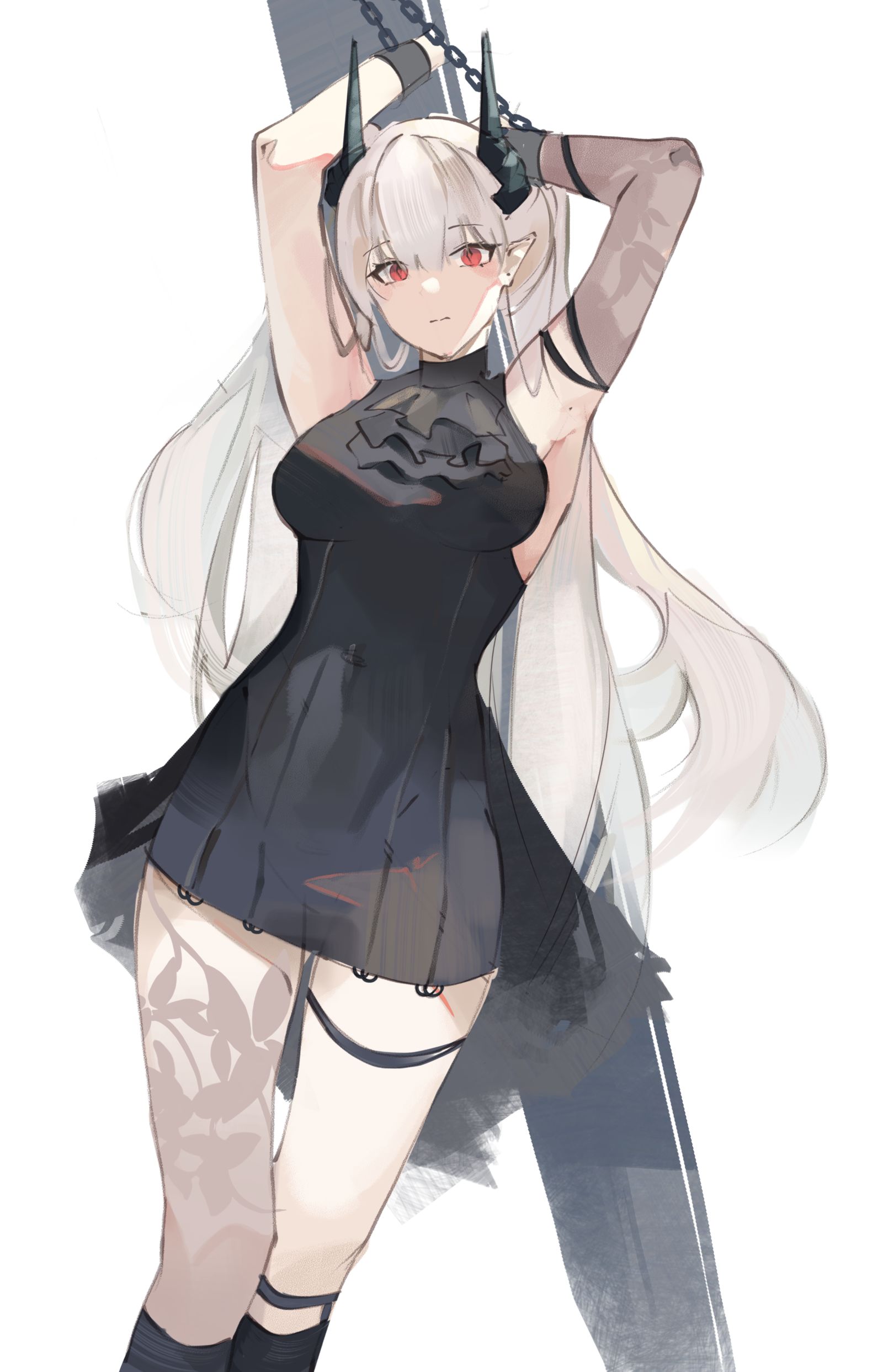 Chained Sarkaz Girl - [76/100]插画图片壁纸