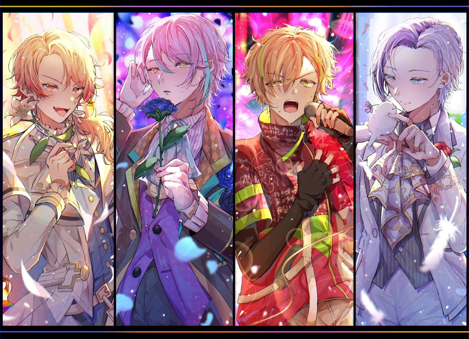 神高男子插画图片壁纸