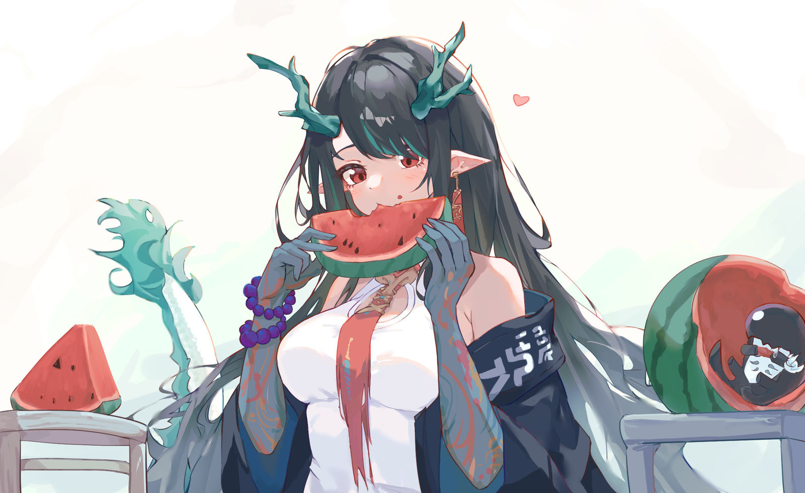 夕瓜吃西瓜
