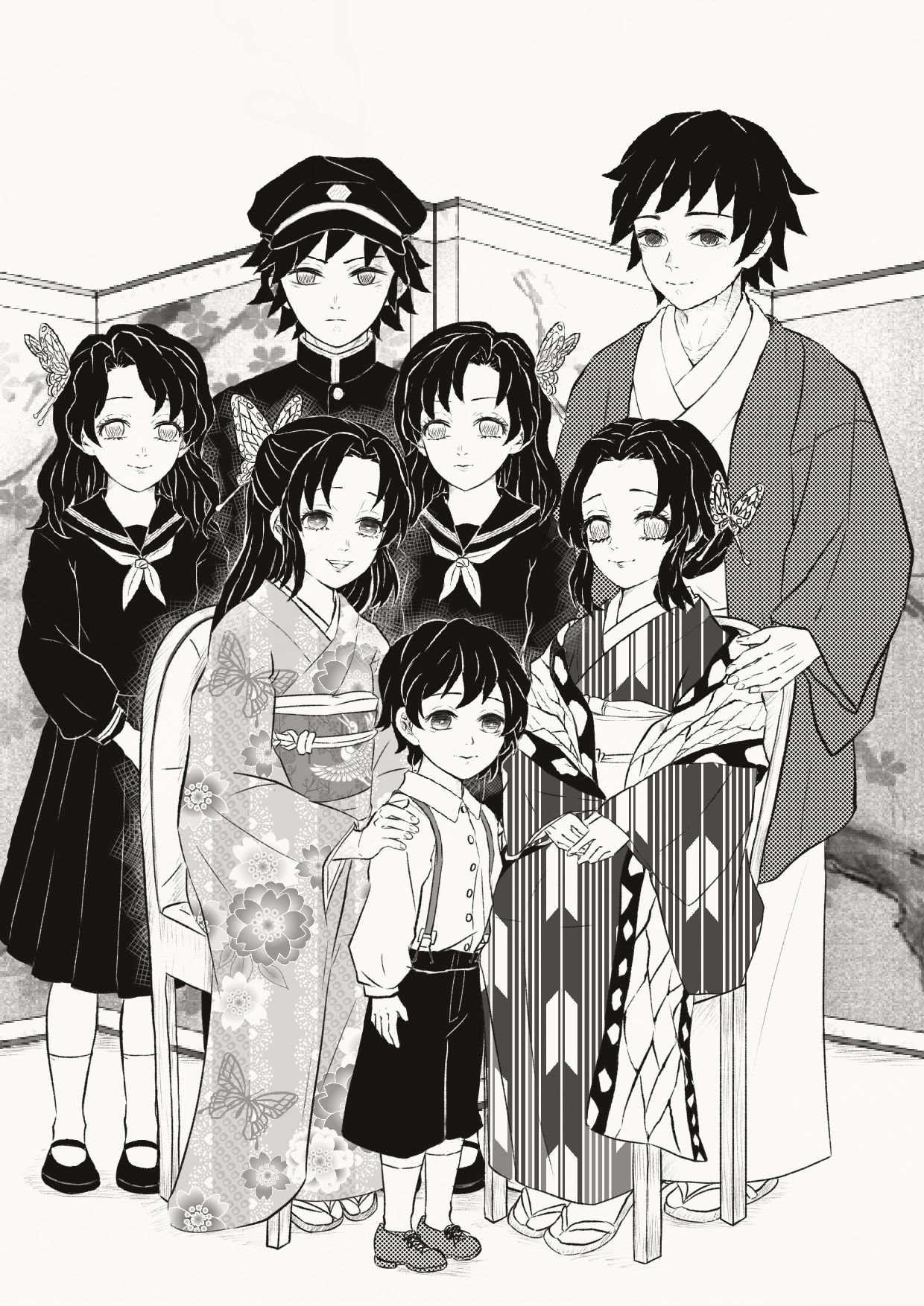 富冈家的家族照片