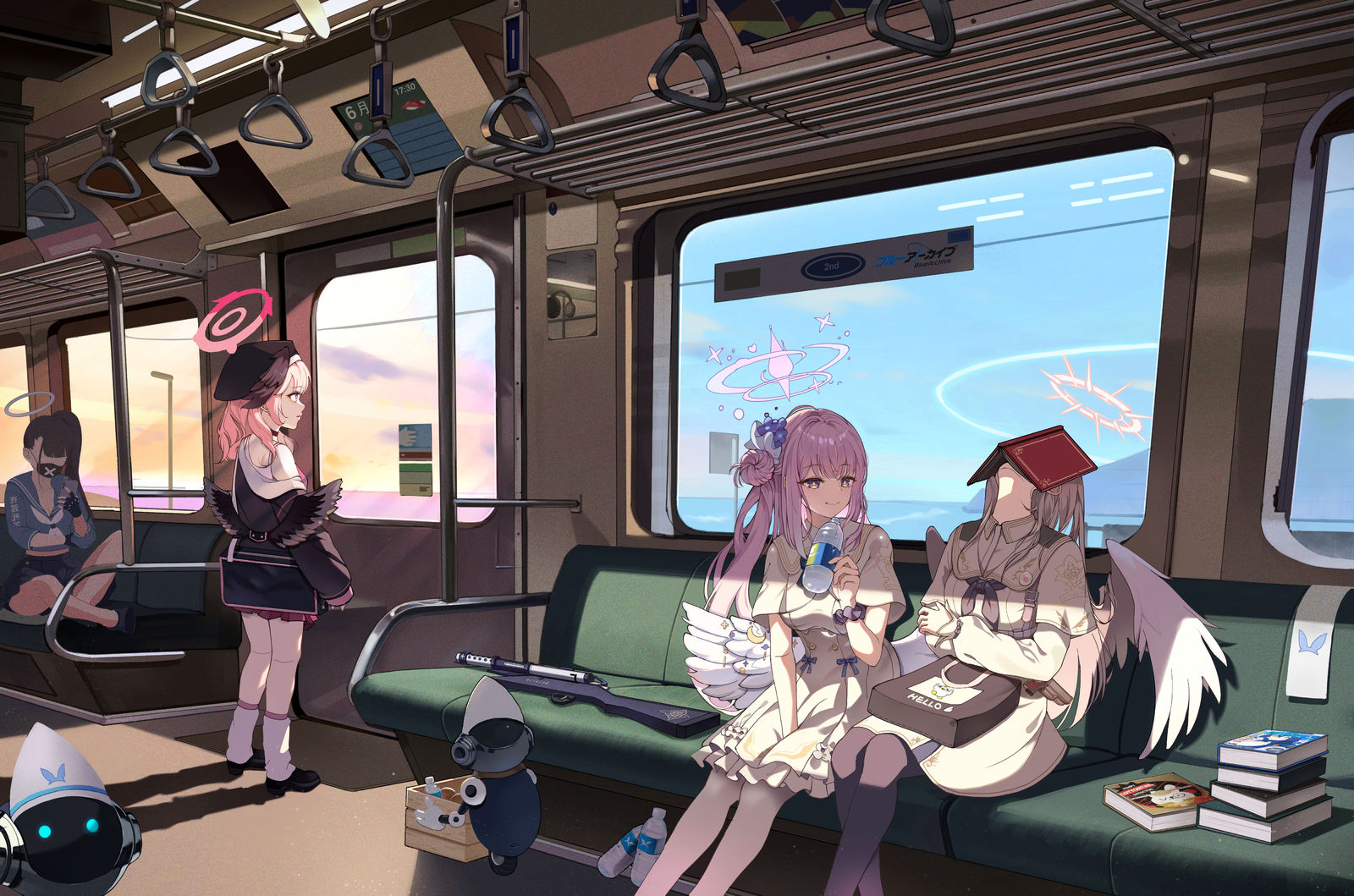 After school  插画图片壁纸