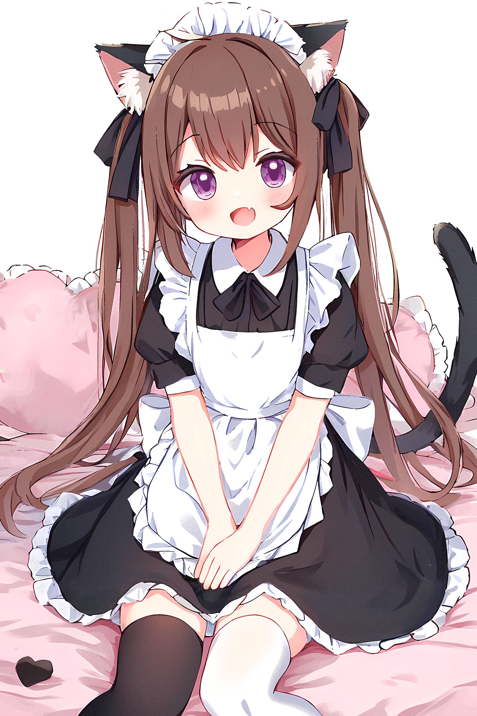 喜欢黑色？喜欢白色？还是……哇？插画图片壁纸