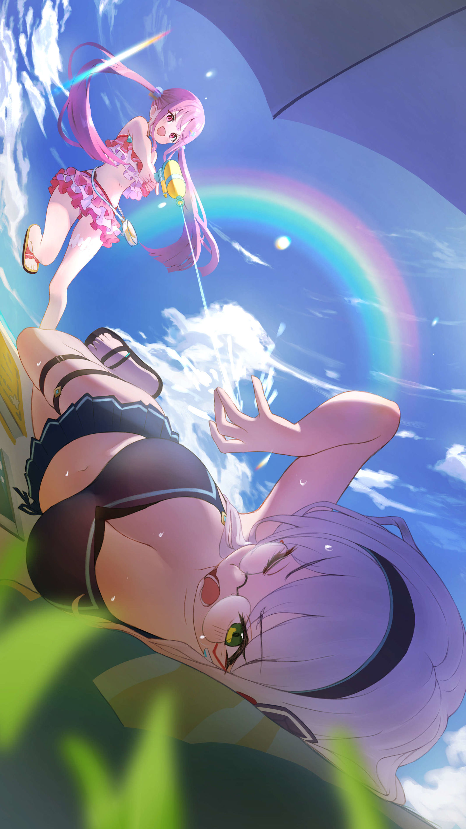 夏天！插画图片壁纸