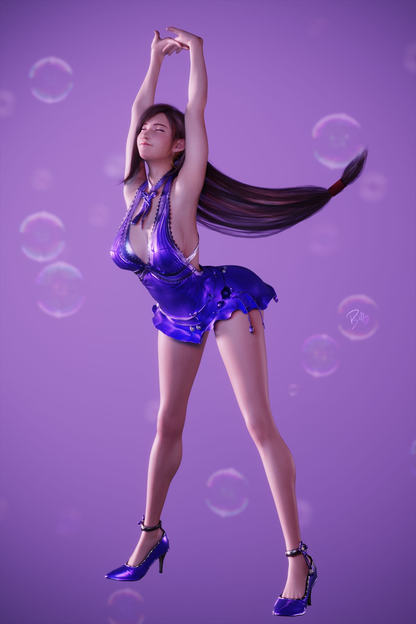 stretching~-tifa蒂法·洛克哈特