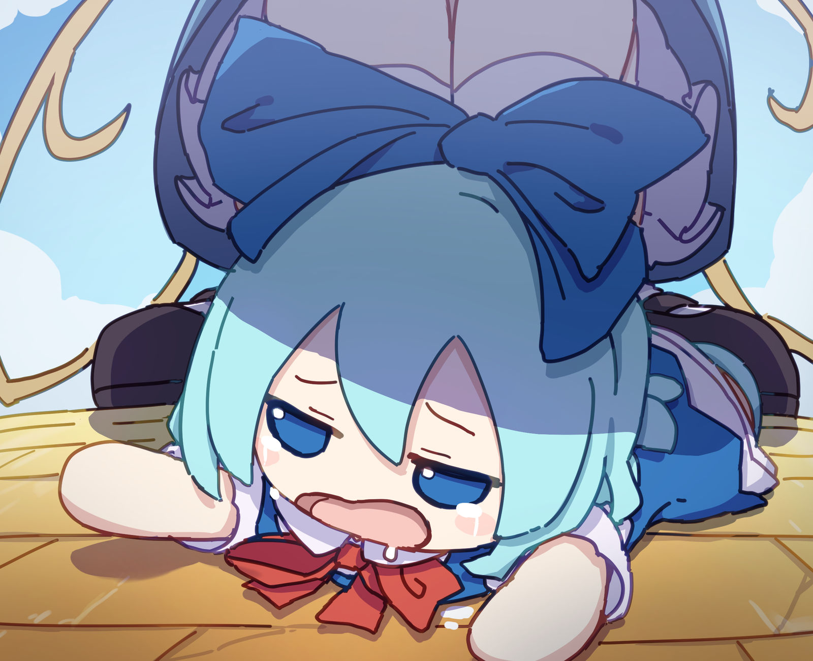 追上了♡插画图片壁纸