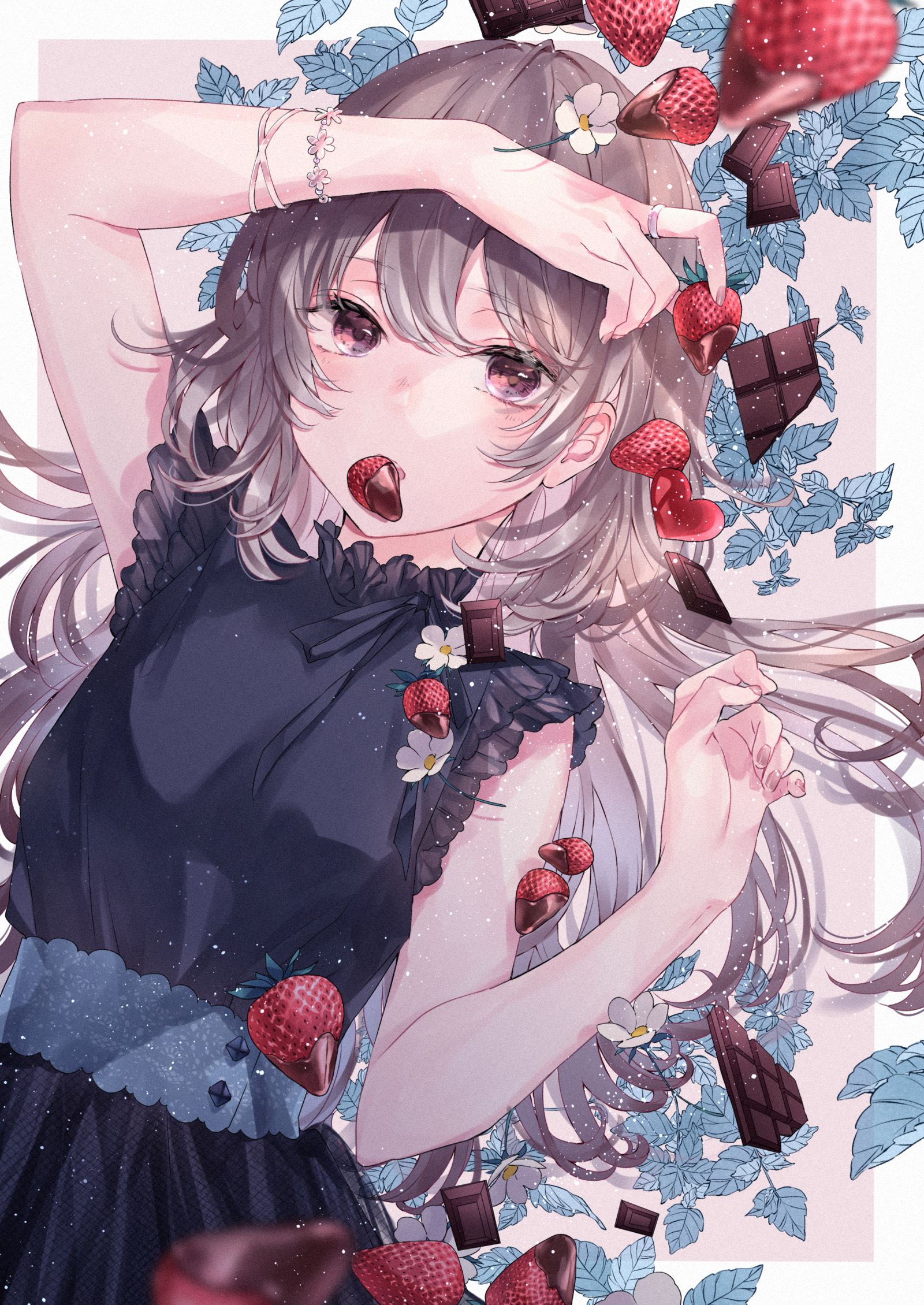 Strawberry插画图片壁纸