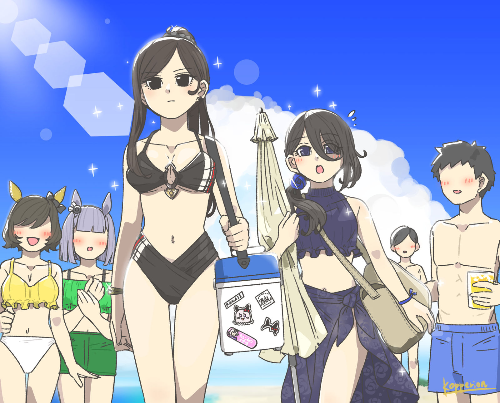 在二次创作中经常看到姐姐和姐姐的泳衣妄想