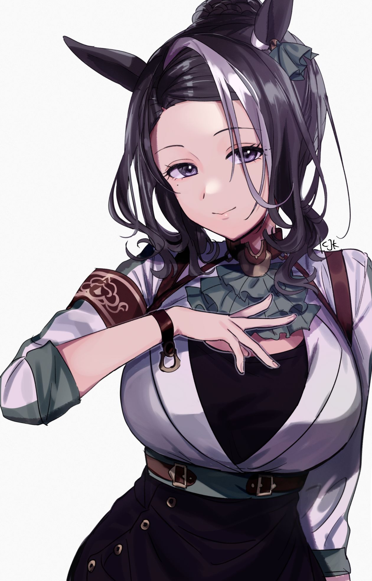 魔性的青鹿毛插画图片壁纸