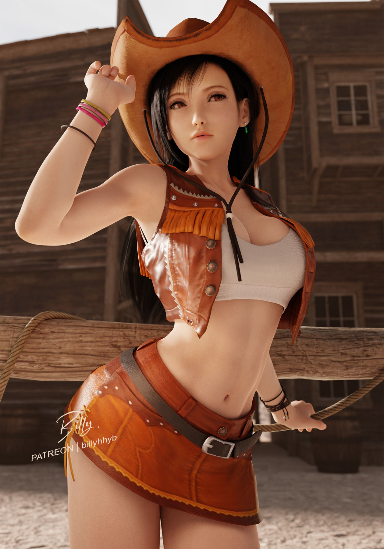 Cowgirl  插画图片壁纸