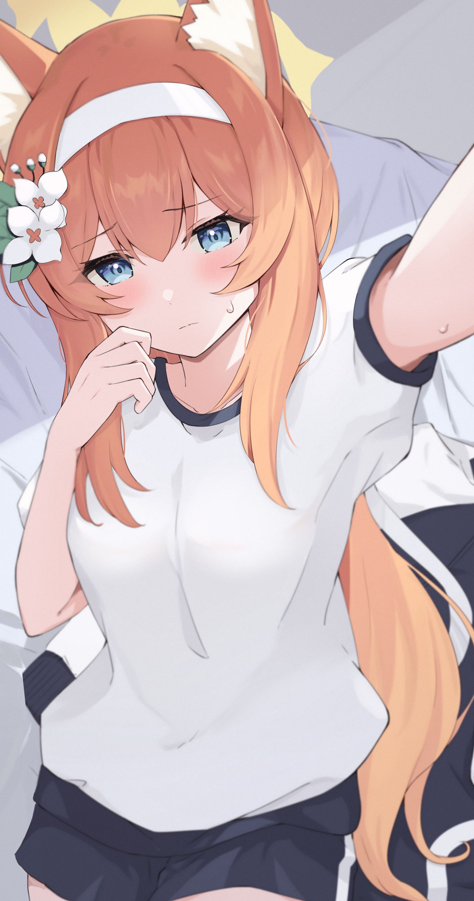 体操服玛丽插画图片壁纸