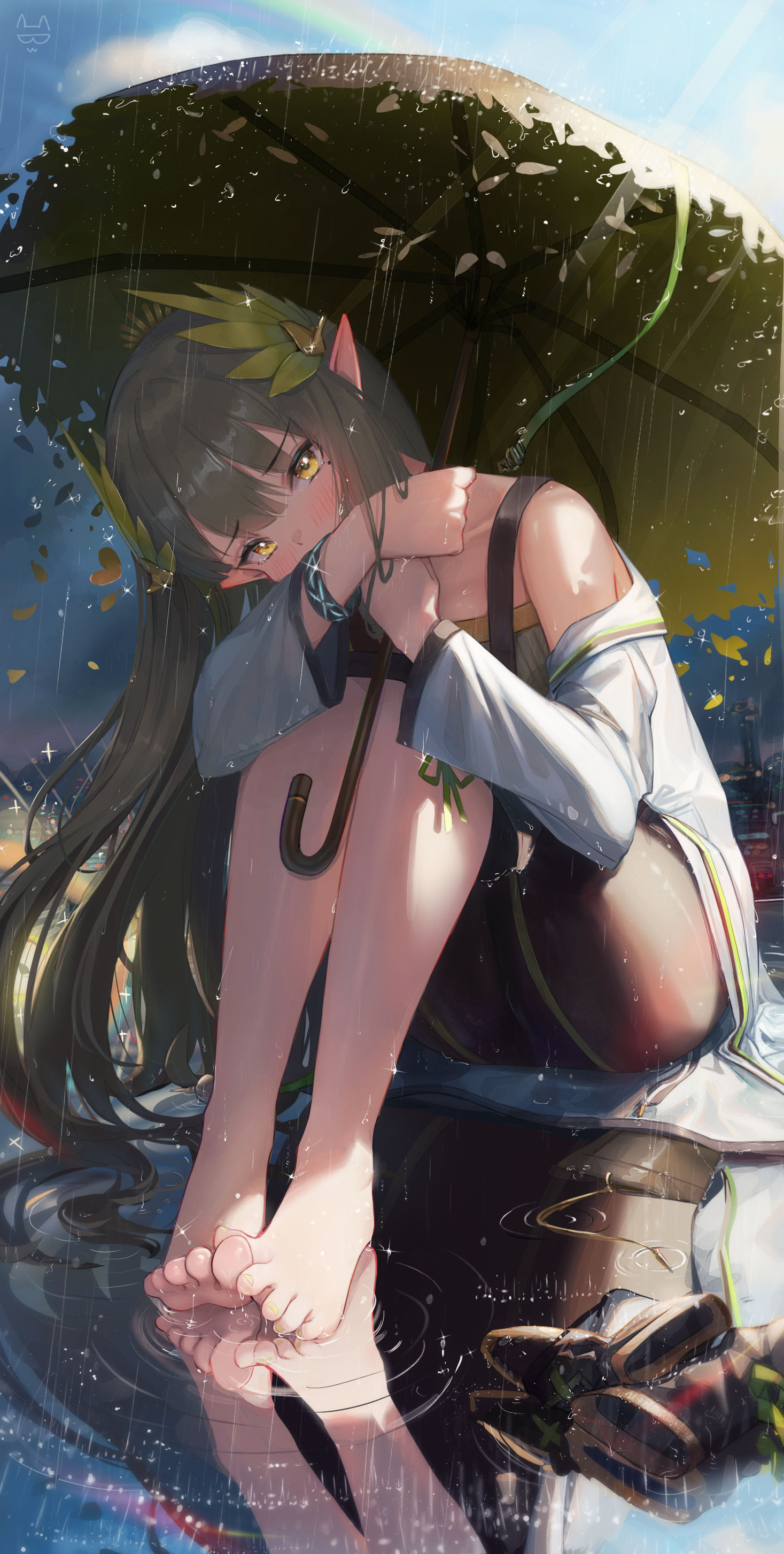 练习画的缪缪插画图片壁纸
