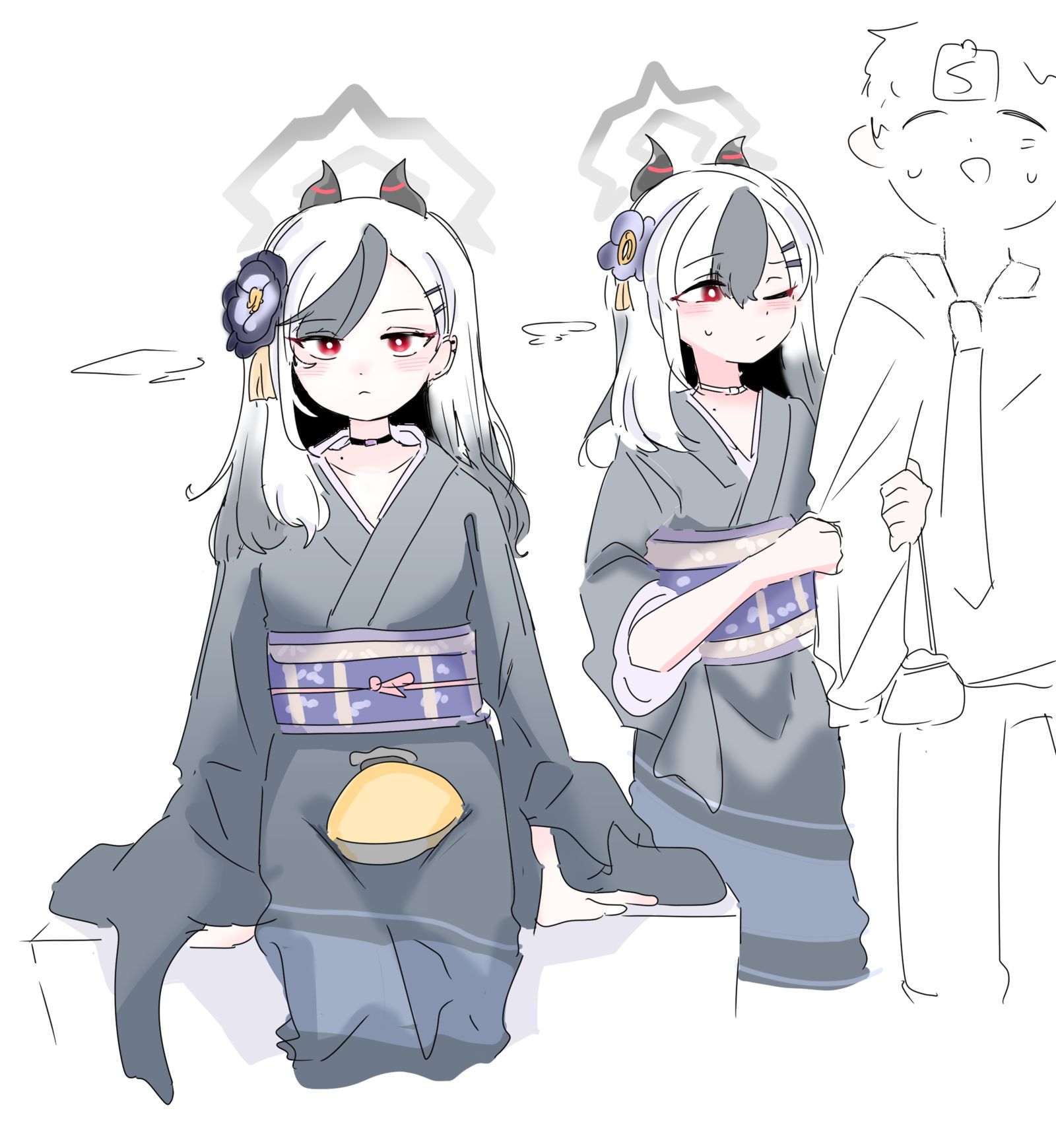 蓝卡dxdx插画图片壁纸
