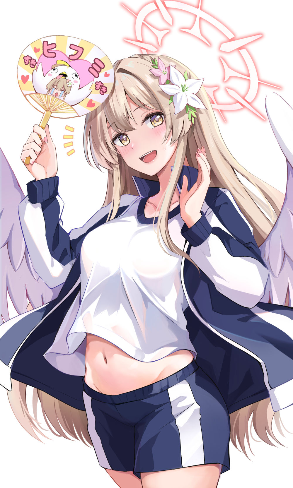 体操服娜吉萨先生插画图片壁纸