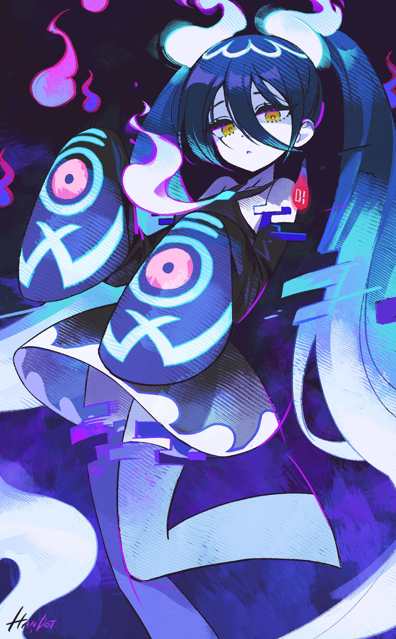 ghost miku插画图片壁纸