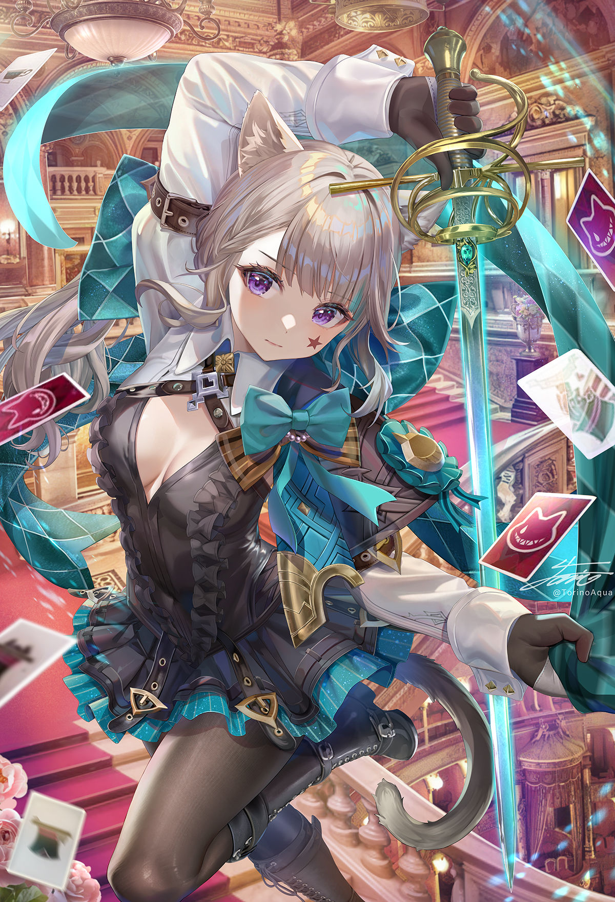 剑魔术师插画图片壁纸