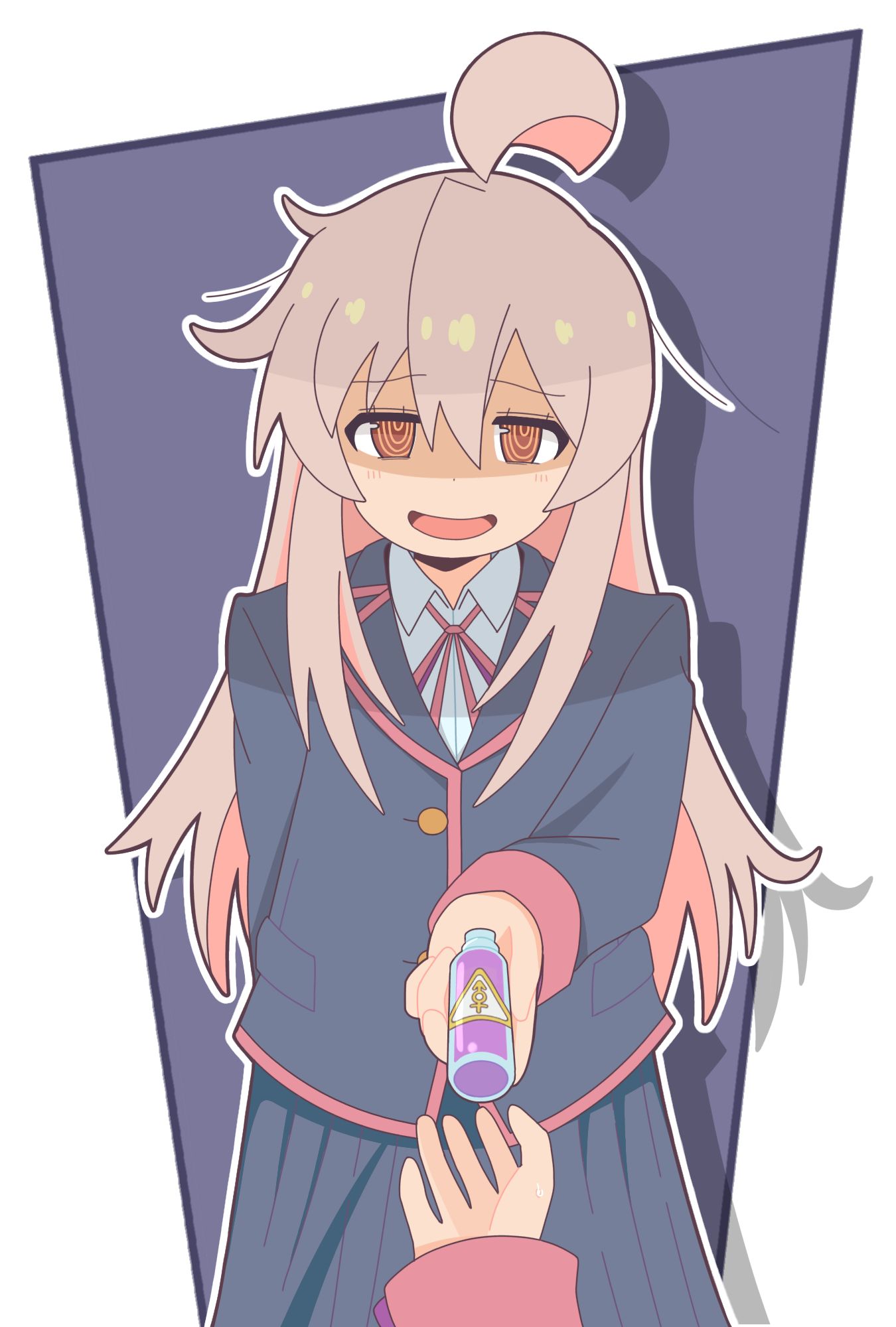 好的给你♥插画图片壁纸