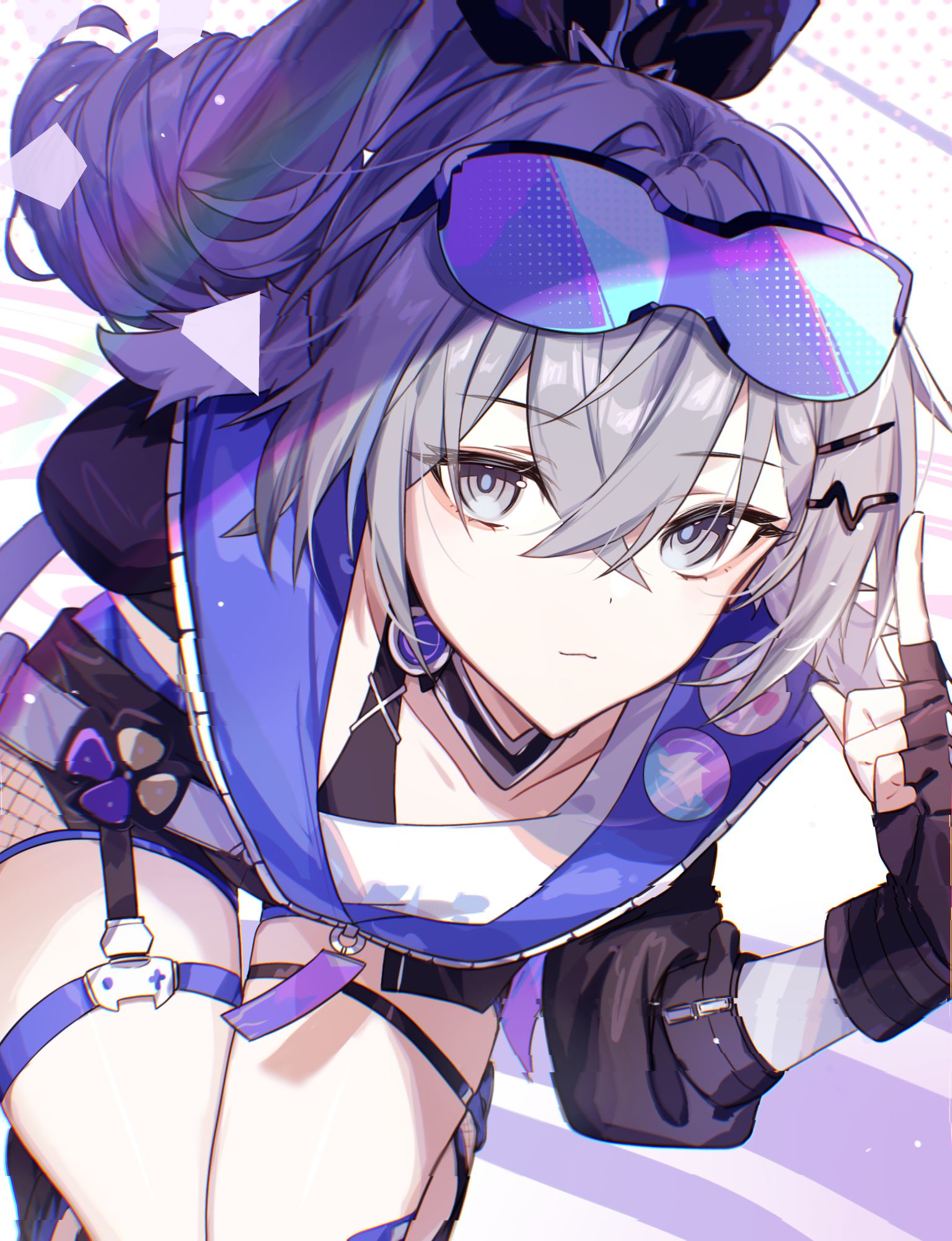 銀狼插画图片壁纸