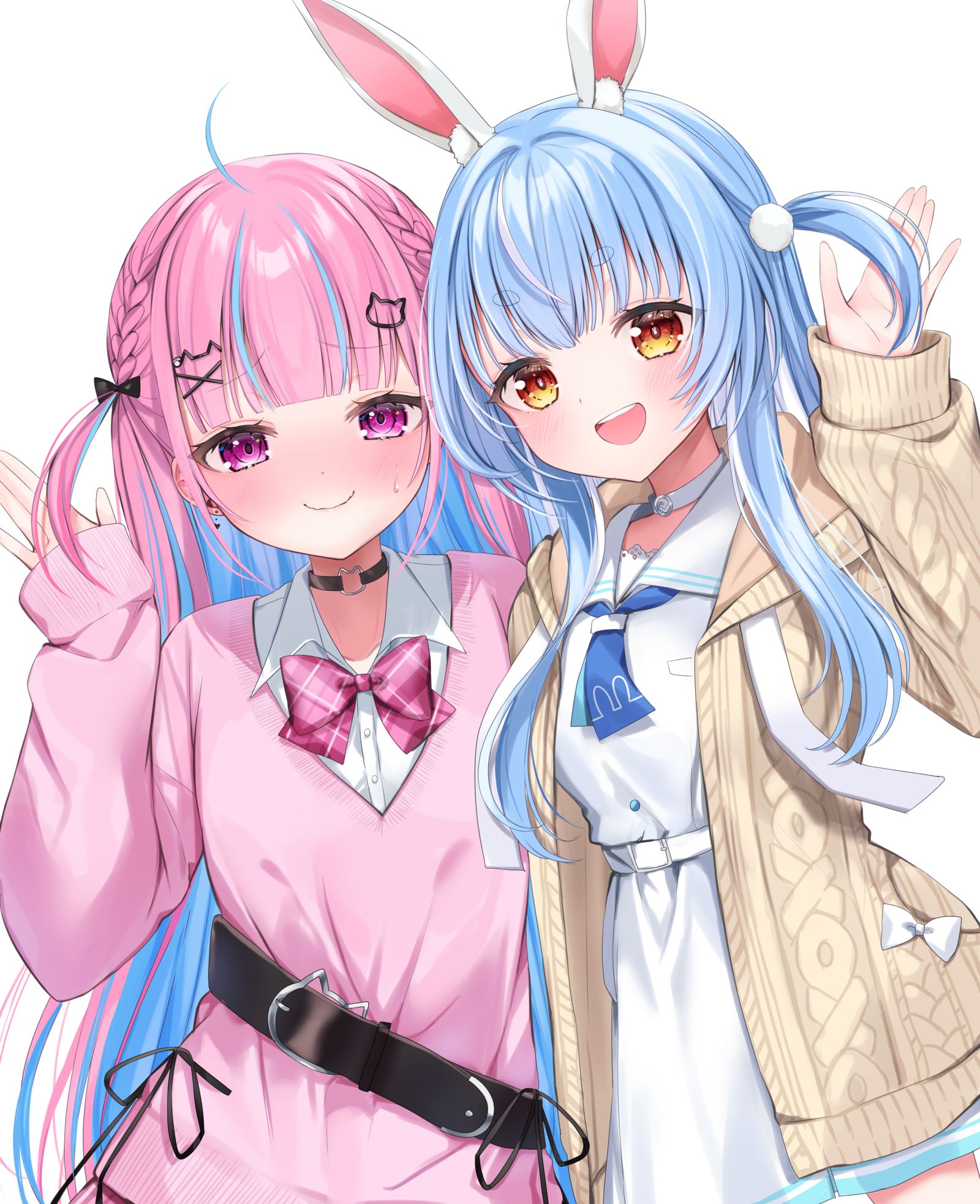 整理整齐的头发-hololiveVtuber