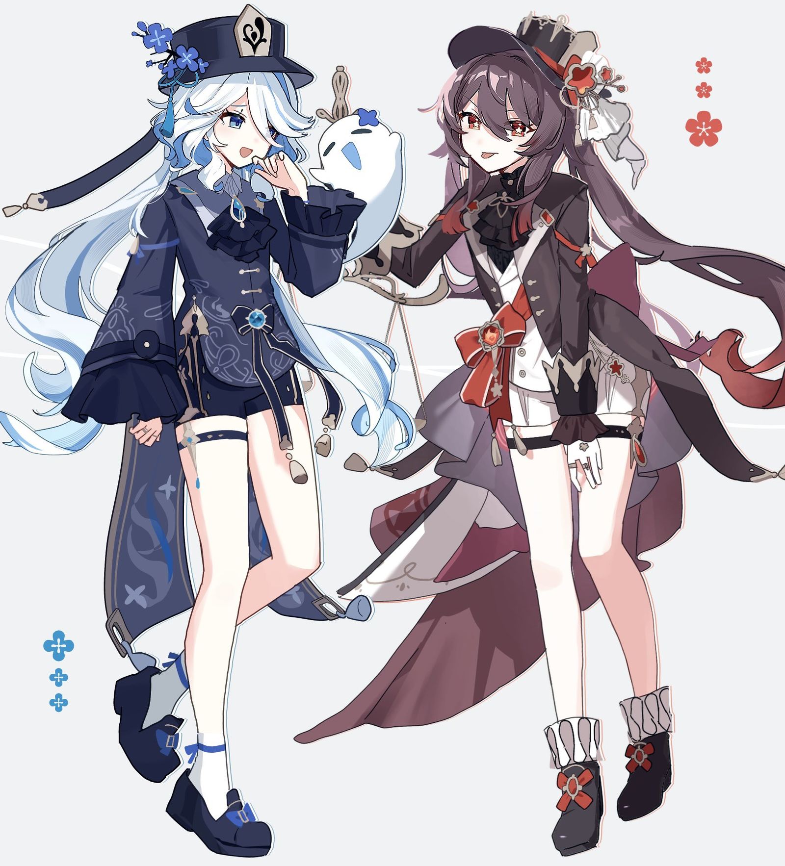衣装交換插画图片壁纸