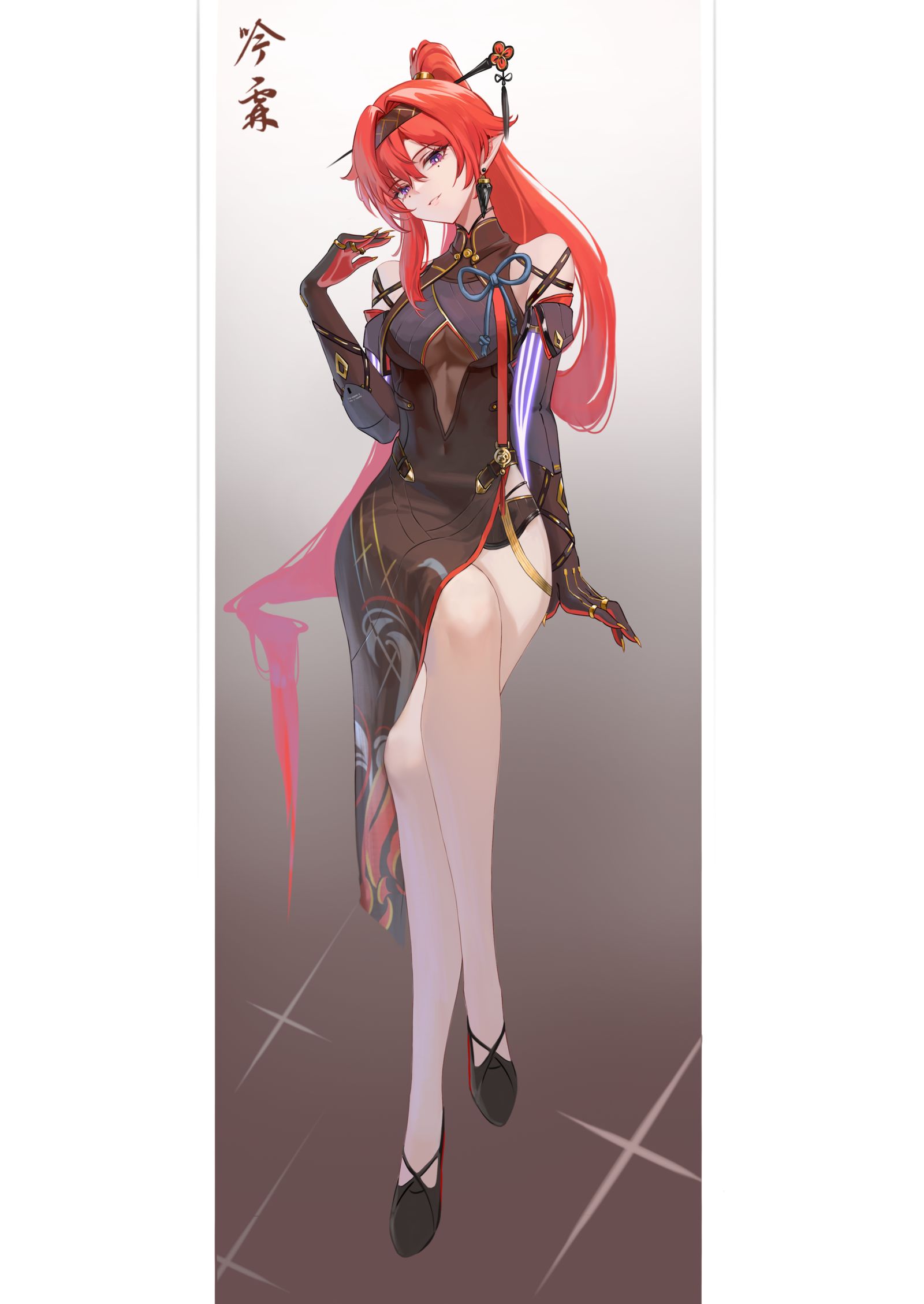 《鸣潮》——吟霖（薇拉变身）插画图片壁纸