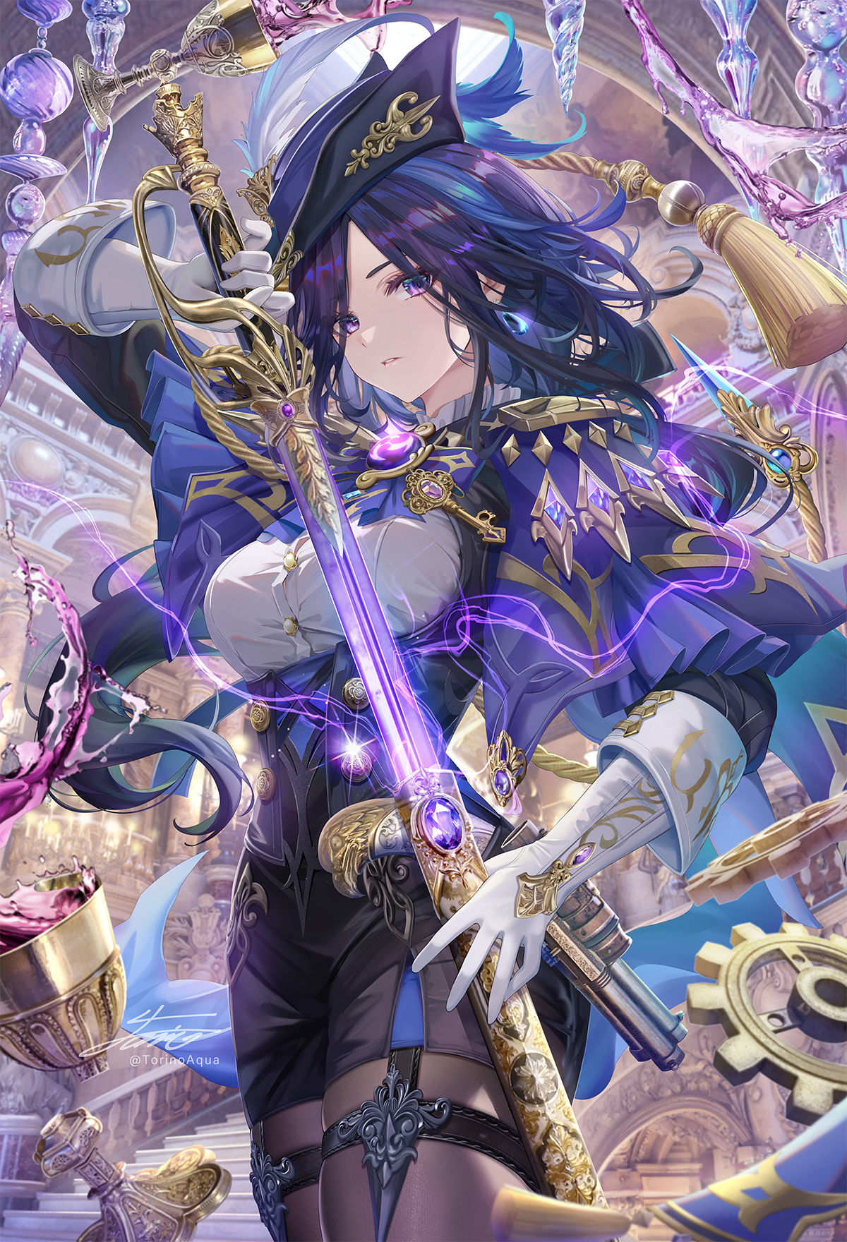 常勝不敗插画图片壁纸