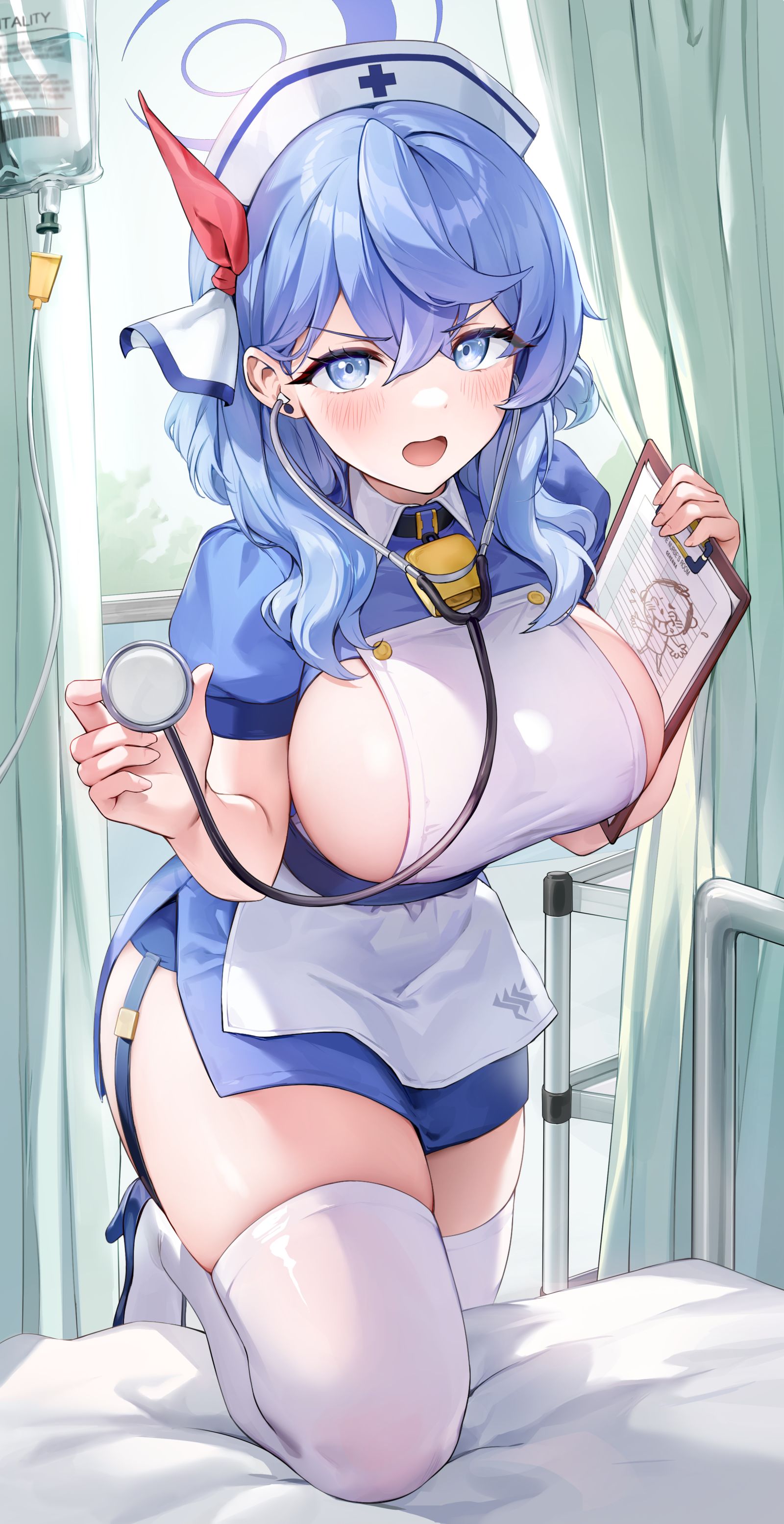 老师的护士插画图片壁纸