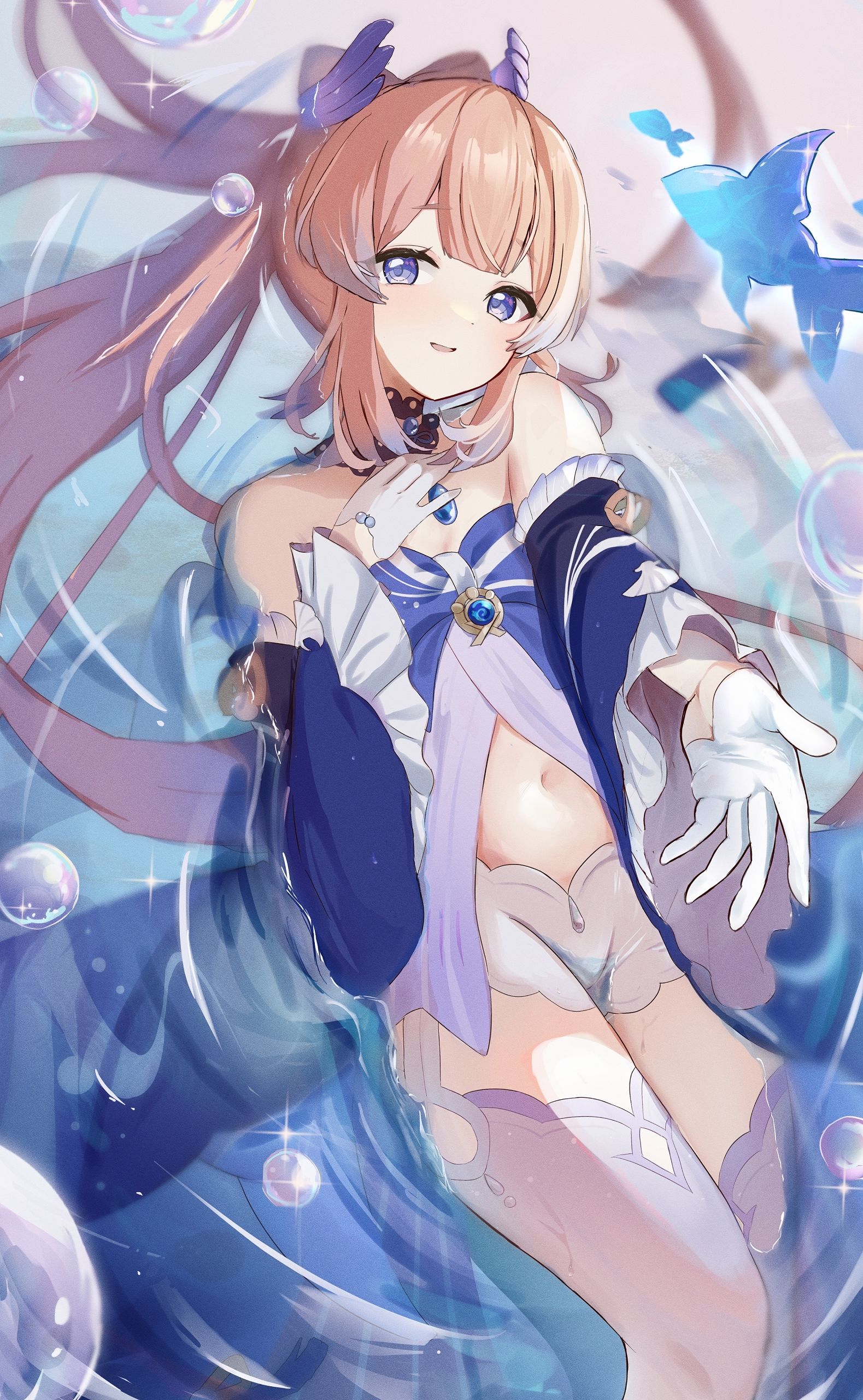 大家。*・゜-原神腹部